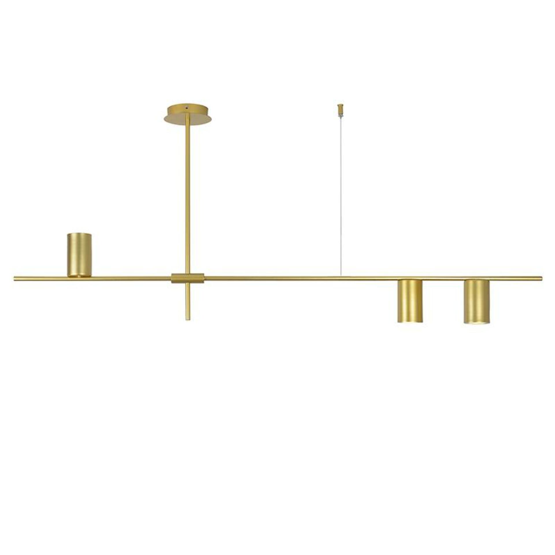 Levně ACA Lighting stropní svítidlo 3XGU10 zlatá kov 130X12XH53CM ARISTO OD843C130G