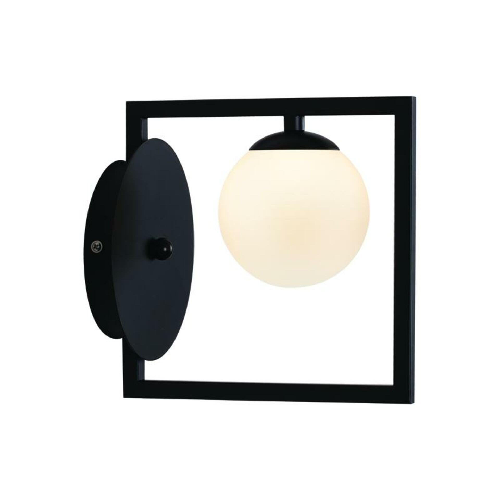 Levně ACA Lighting nástěnné svítidlo 1xG9 QUADRO černá + bílá 22X15X20CM OD91221W