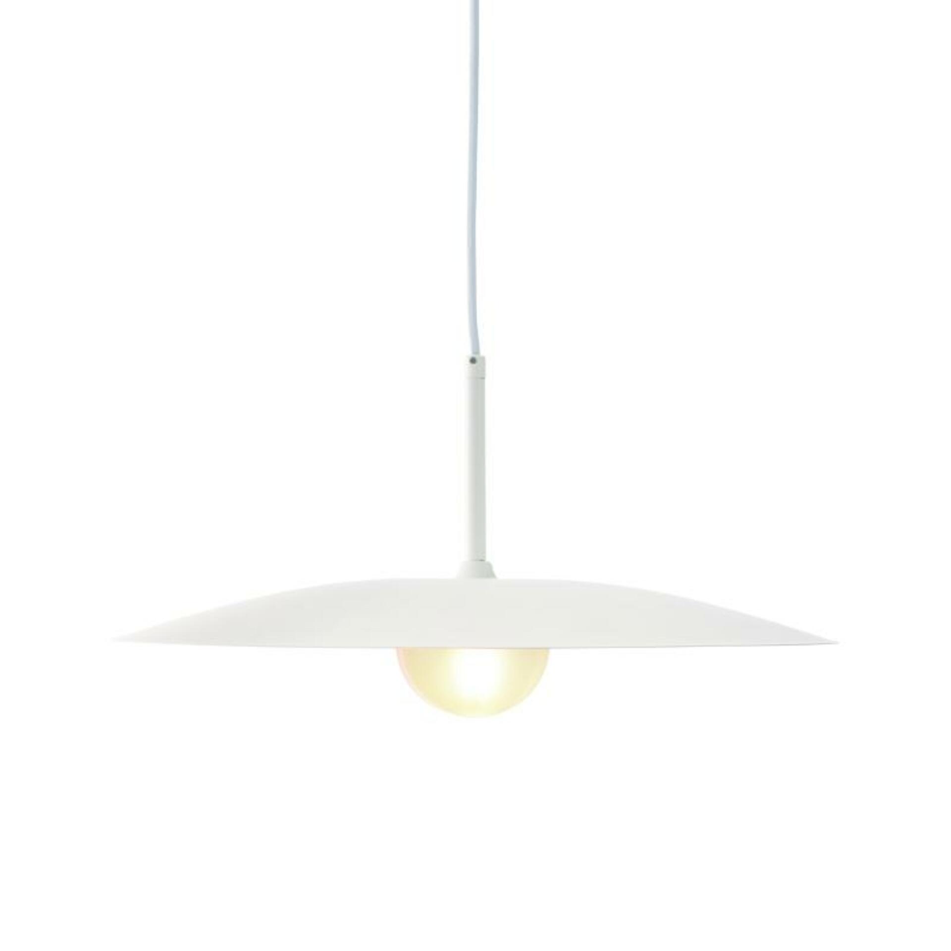 ACA Lighting závěsné svítidlo 1xG9 AFINAR bílá kov + matné sklo D40X120CM OD94451PW