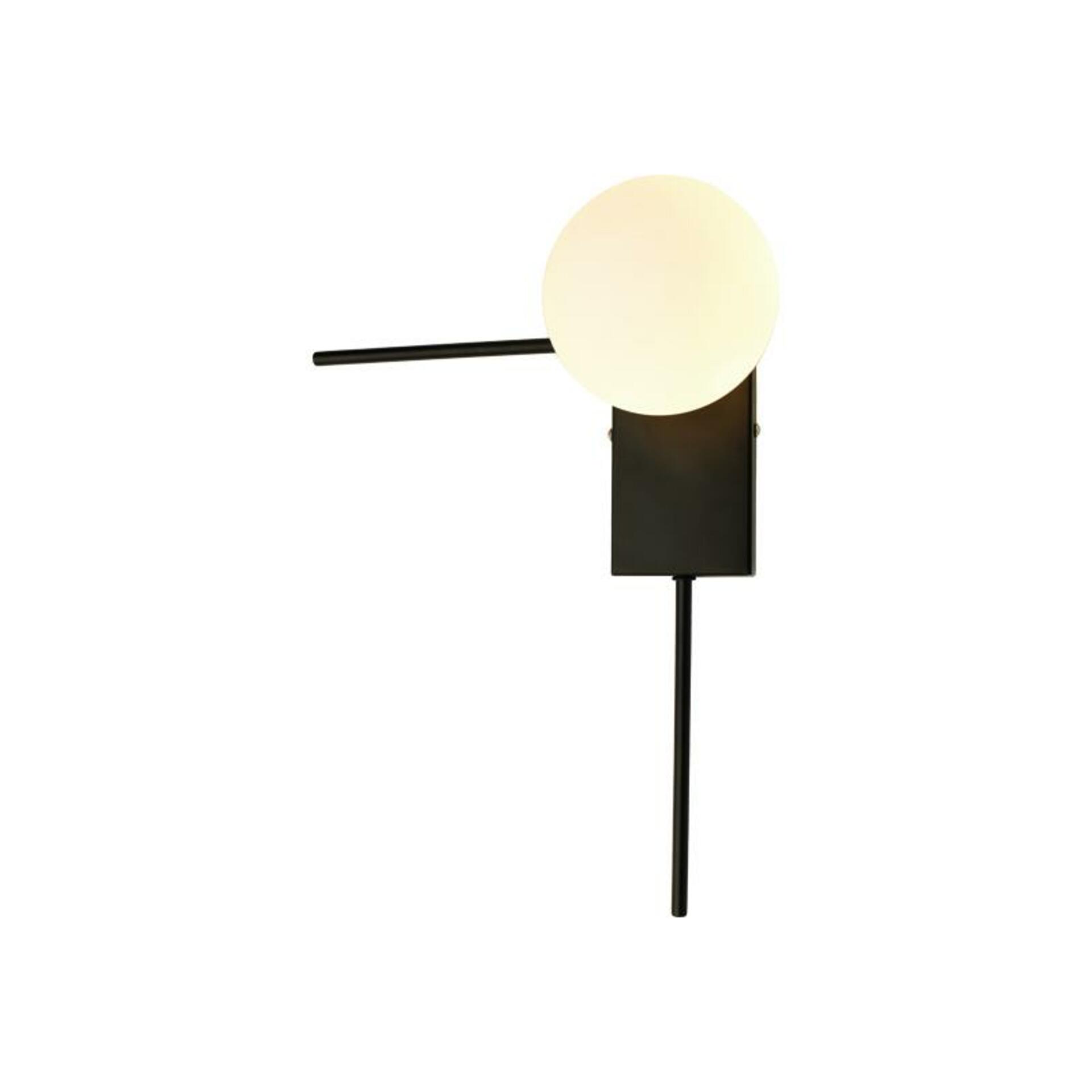 Levně ACA Lighting nástěnné svítidlo 1xG9 CYCLOPS černá + bílá 30X17X37CM OD94581WSB