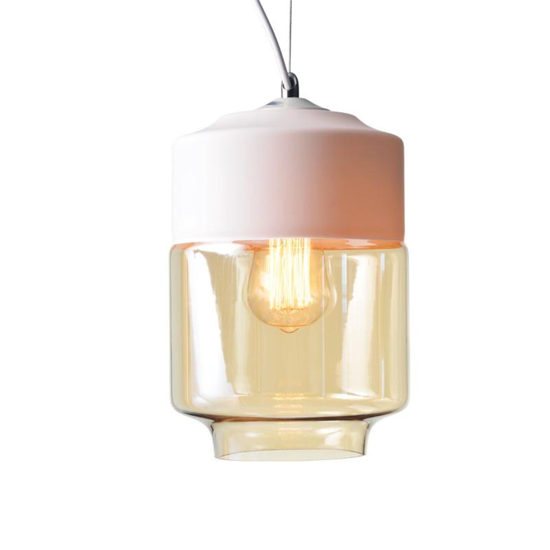 Levně ACA Lighting Vintage závěsné svítidlo OYD10143B1WHAM