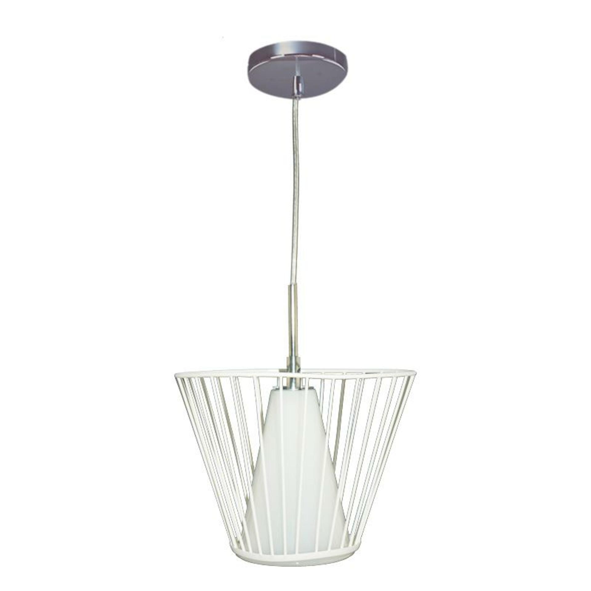 ACA Lighting závěsné svítidlo 1X40W G9 bílá P014101AW