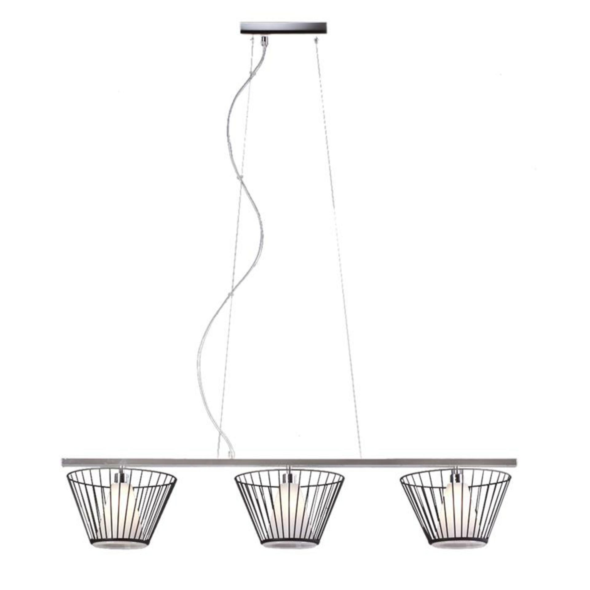 Levně ACA Lighting závěsné svítidlo 3X40W G9 černá P014103AB