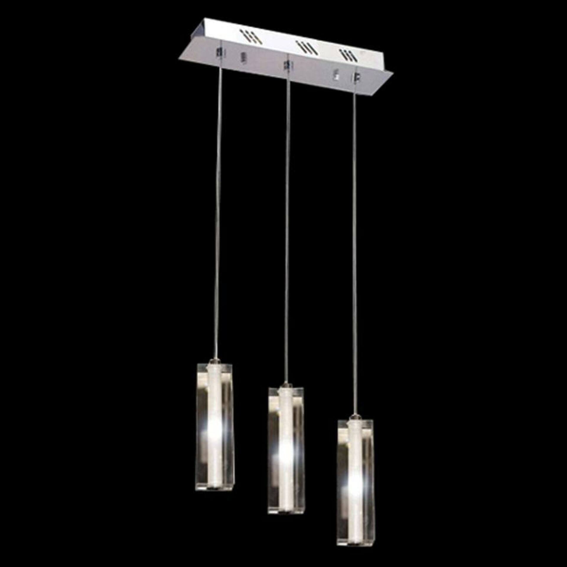 Levně ACA Lighting Crystal závěsné svítidlo P6005CH3