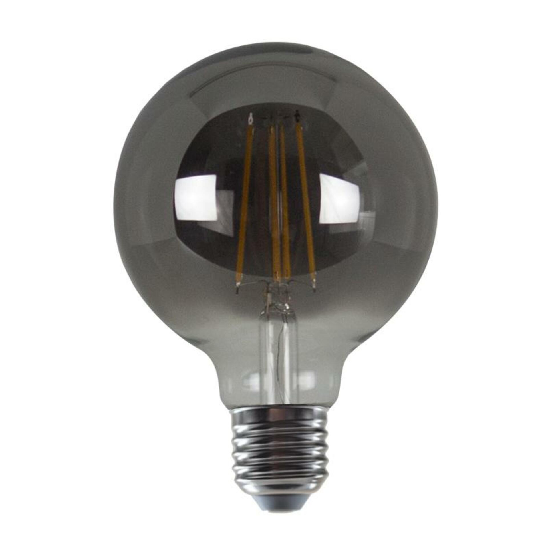 ACA Lighting LED FILAMENT E27 G95 kouřová 8W 1800K 230V 400lm RA80 PALA958WWSM