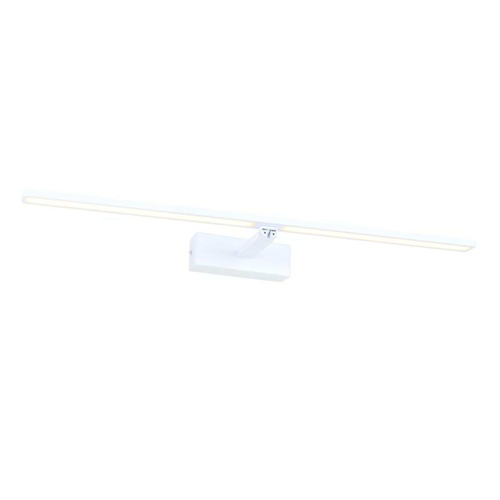 Levně ACA Lighting nástěnné svítidlo LED 12W 3000K 780lm PALM A bílá IP44 66,5X14,5X5CM PN15LEDW67WH