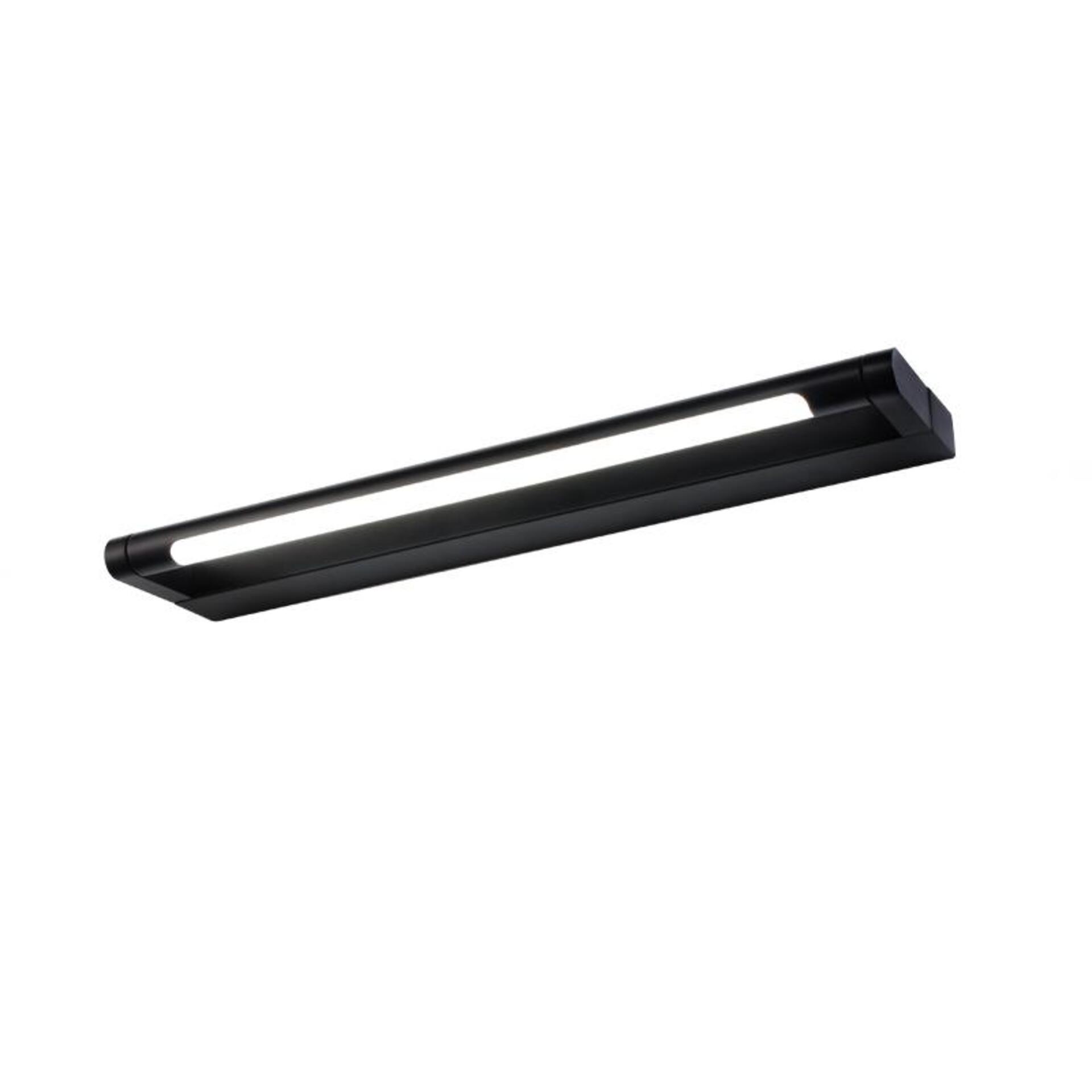 Levně ACA Lighting nástěnné svítidlo BATI LED 6W 380lm 4000K černá hliník 400mm PN2834LED40BK