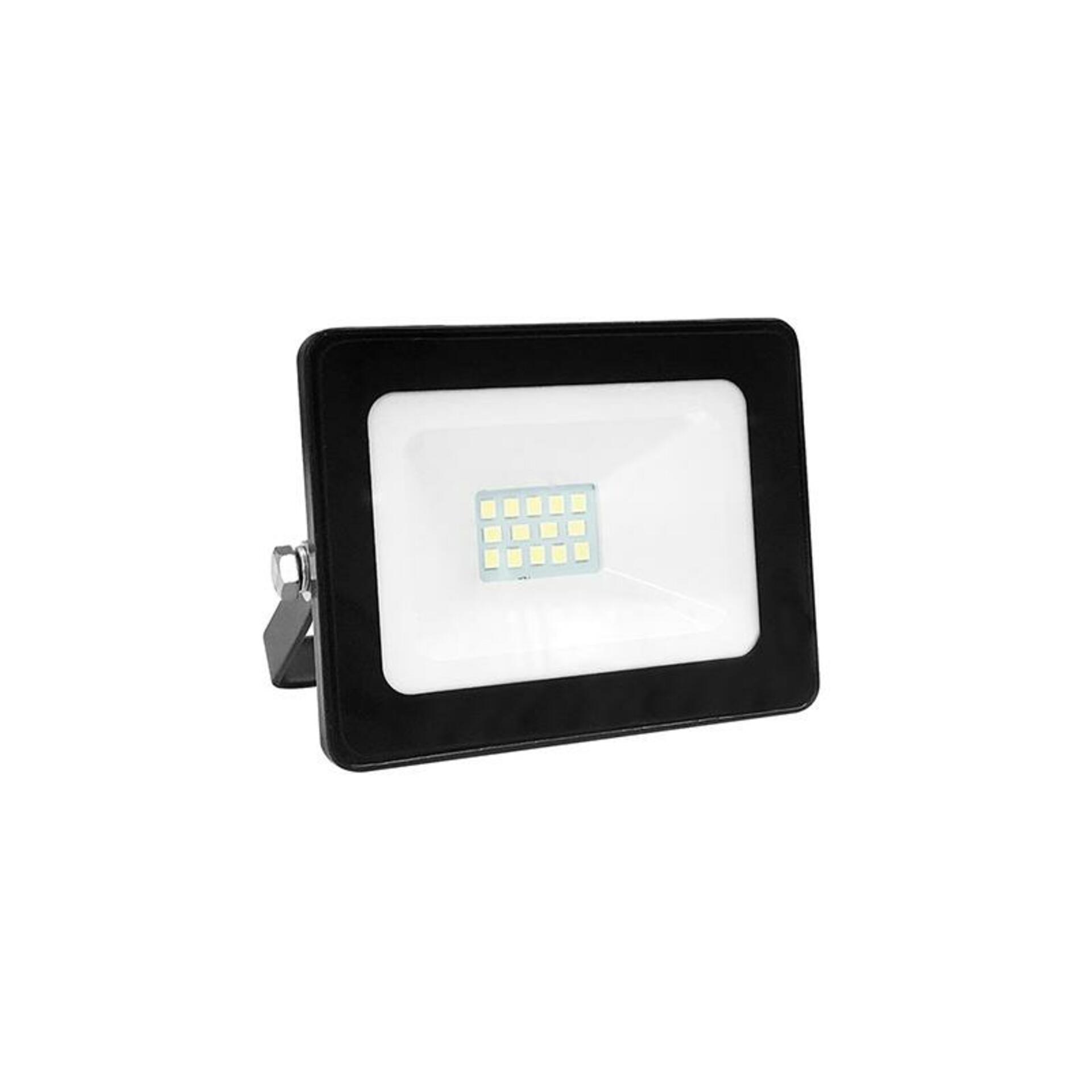 ACA Lighting černá LED SMD reflektor IP66 10W 4000K 850Lm 230V Ra80 Q1040