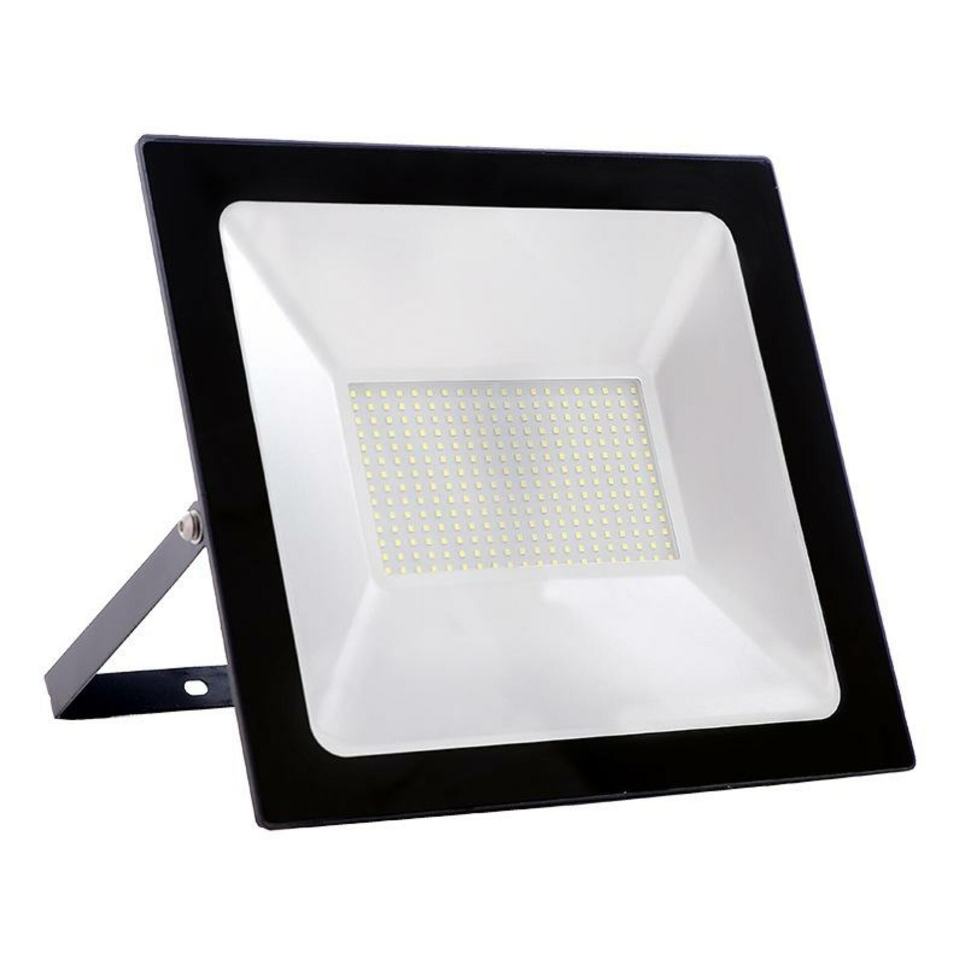 Levně ACA Lighting černá LED SMD reflektor IP66 200W 3000K 16000Lm 230V Ra80 Q20030