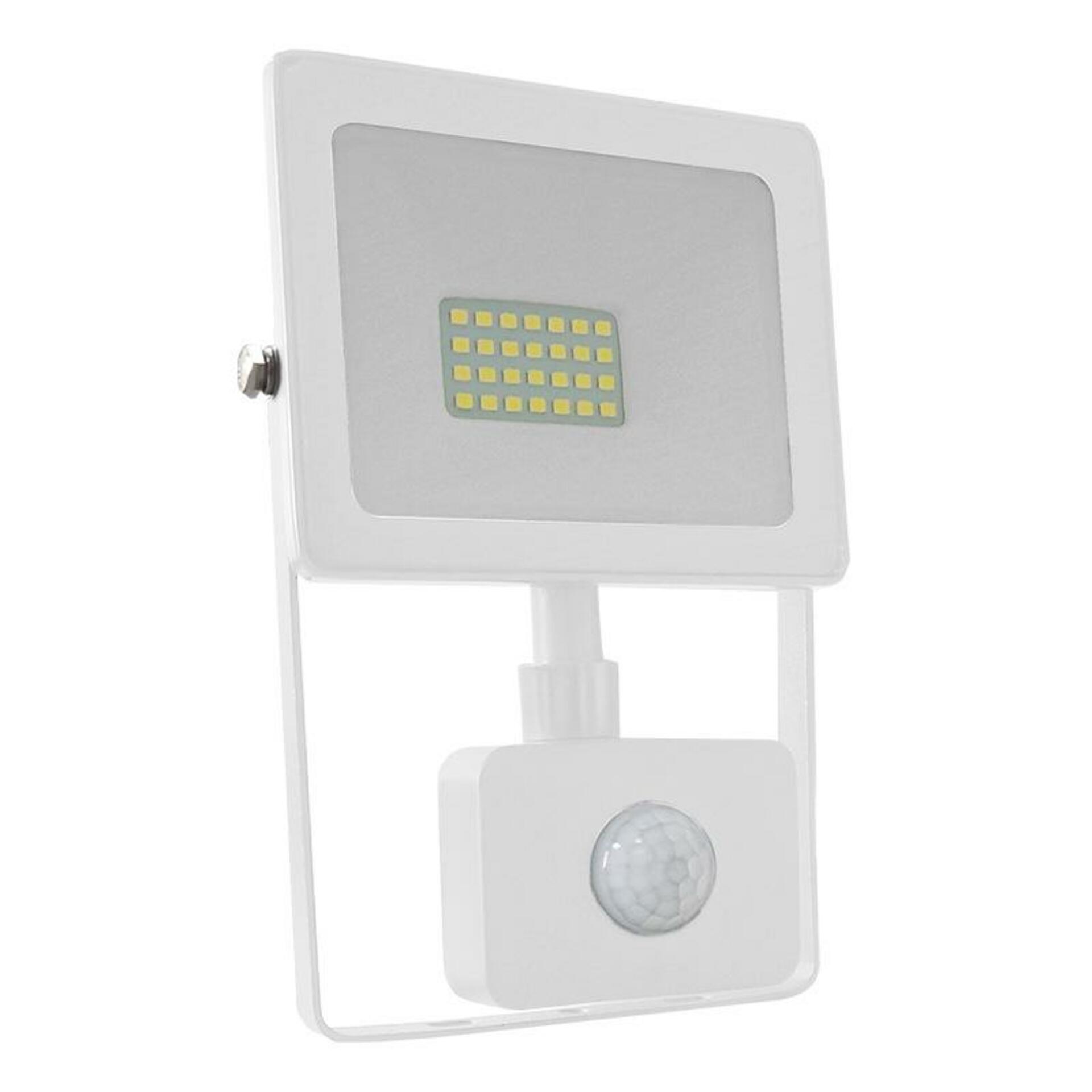 Levně ACA Lighting bílá SENSOR LED SMD reflektor IP66 20W 3000K 1600Lm 230V Ra80 Q2030WS