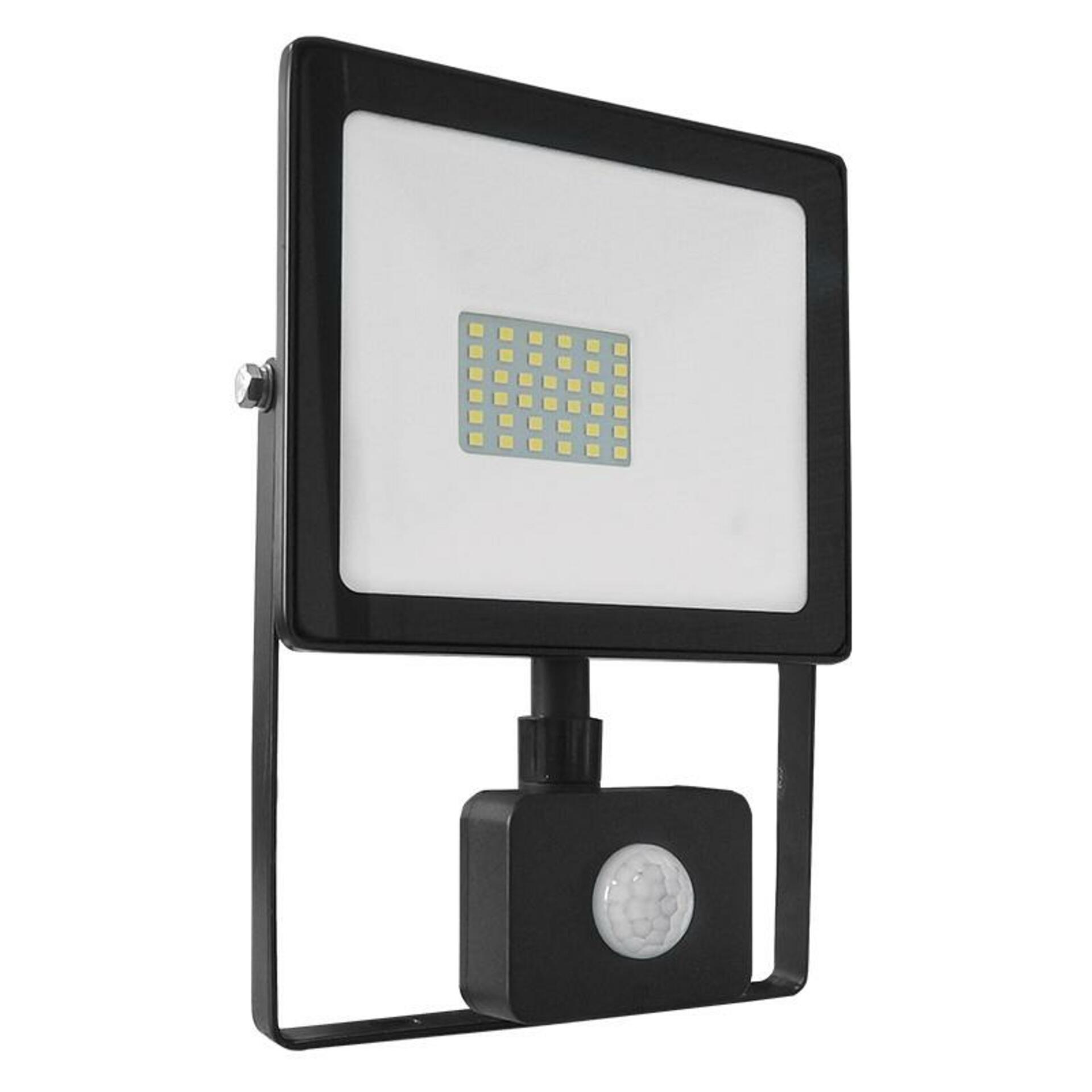 Levně ACA Lighting černá SENSOR SENSOR LED SMD reflektor IP66 30W 3000K 2400Lm 230V Ra80 Q3030S