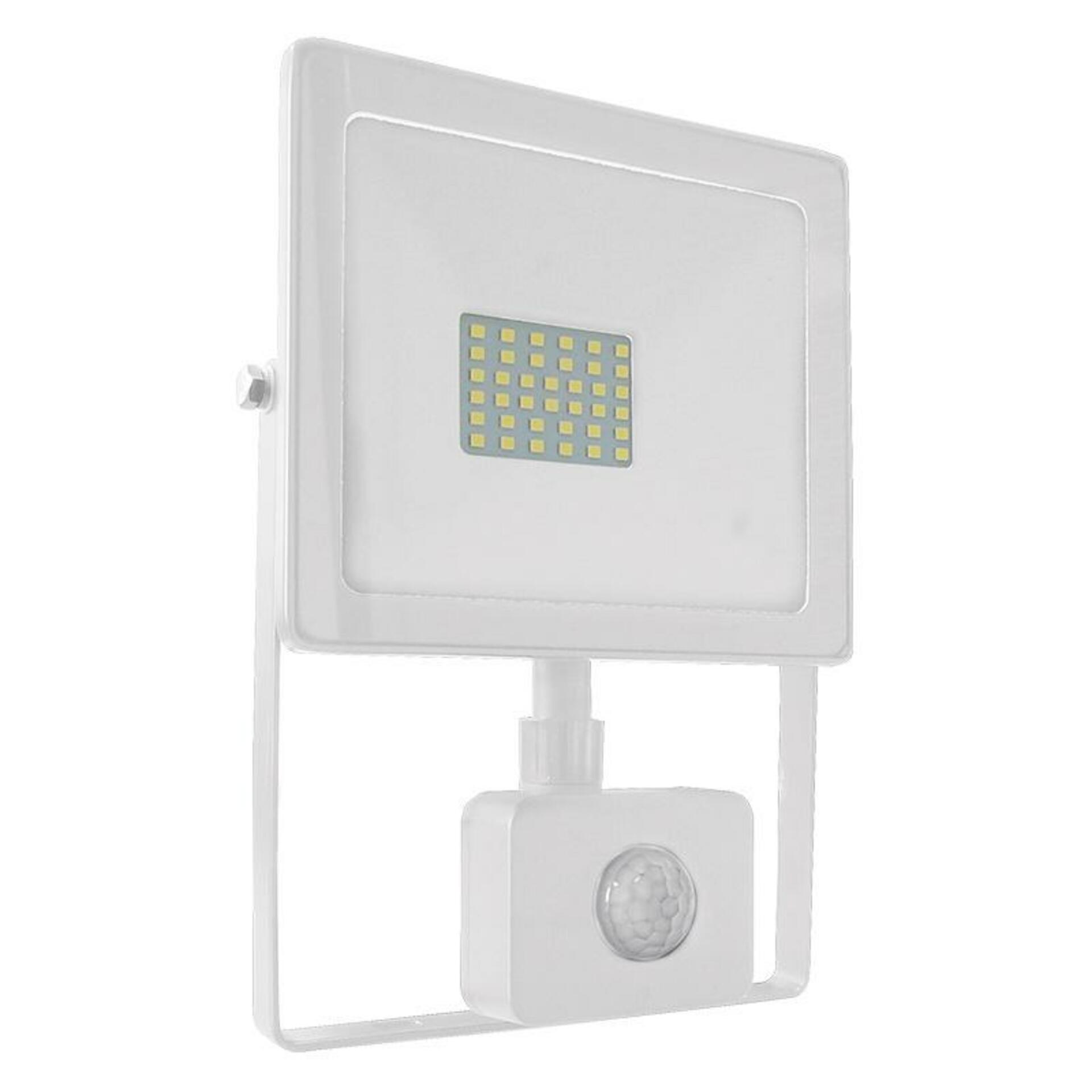 Levně ACA Lighting bílá SENSOR LED SMD reflektor IP66 30W 3000K 2400Lm 230V Ra80 Q3030WS