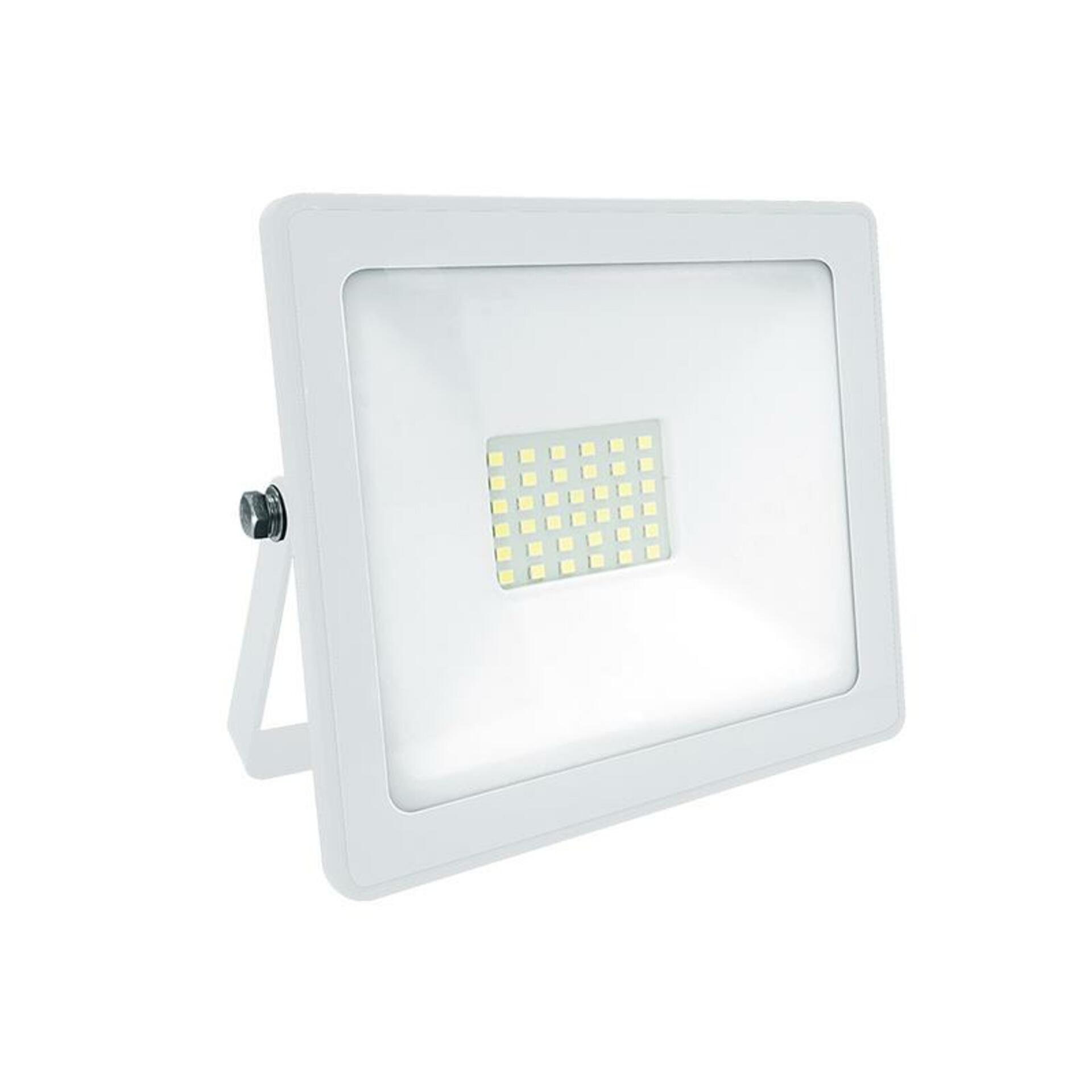 ACA Lighting bílá LED SMD reflektor IP66 30W 4000K 2550Lm 230V Ra80 Q3040W