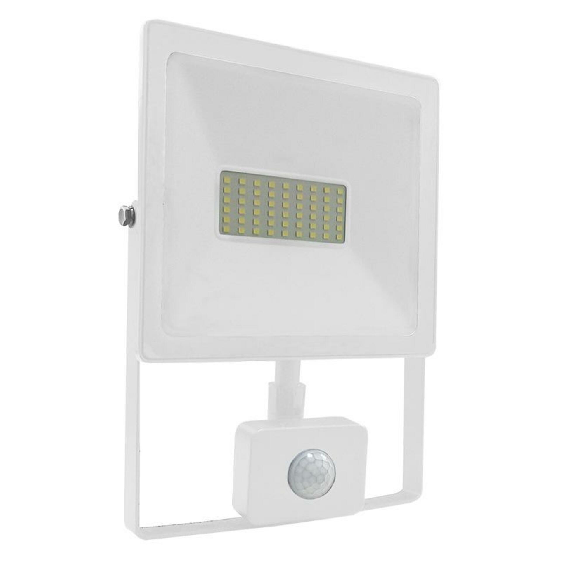 Levně ACA Lighting bílá SENSOR LED SMD reflektor IP66 50W 6000K 4500Lm 230V Ra80 Q5060WS