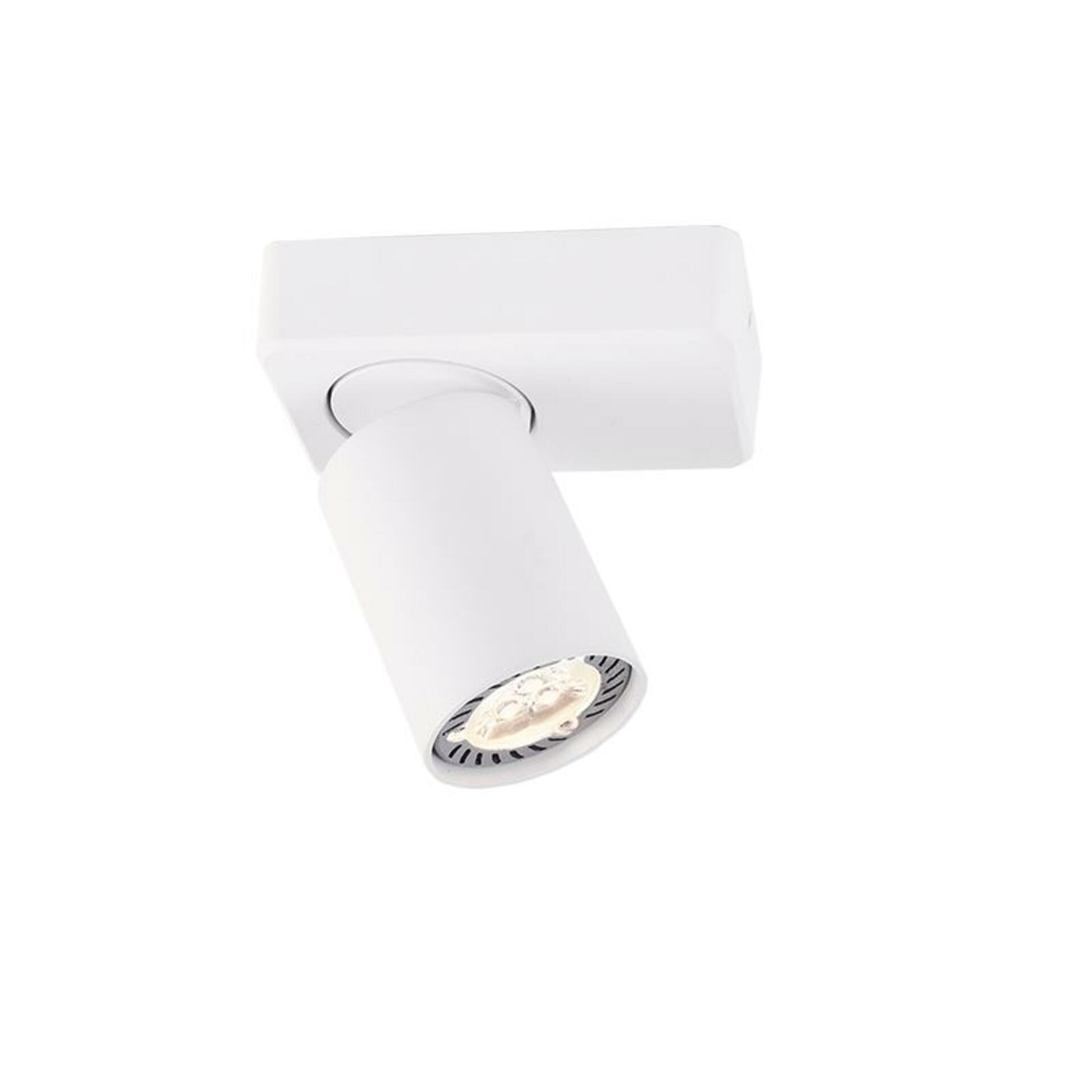 ACA Lighting bodové svítidlo nástěnné 1XGU10 bílá hliník 12X7X11CM ELITIS RA301S12WH