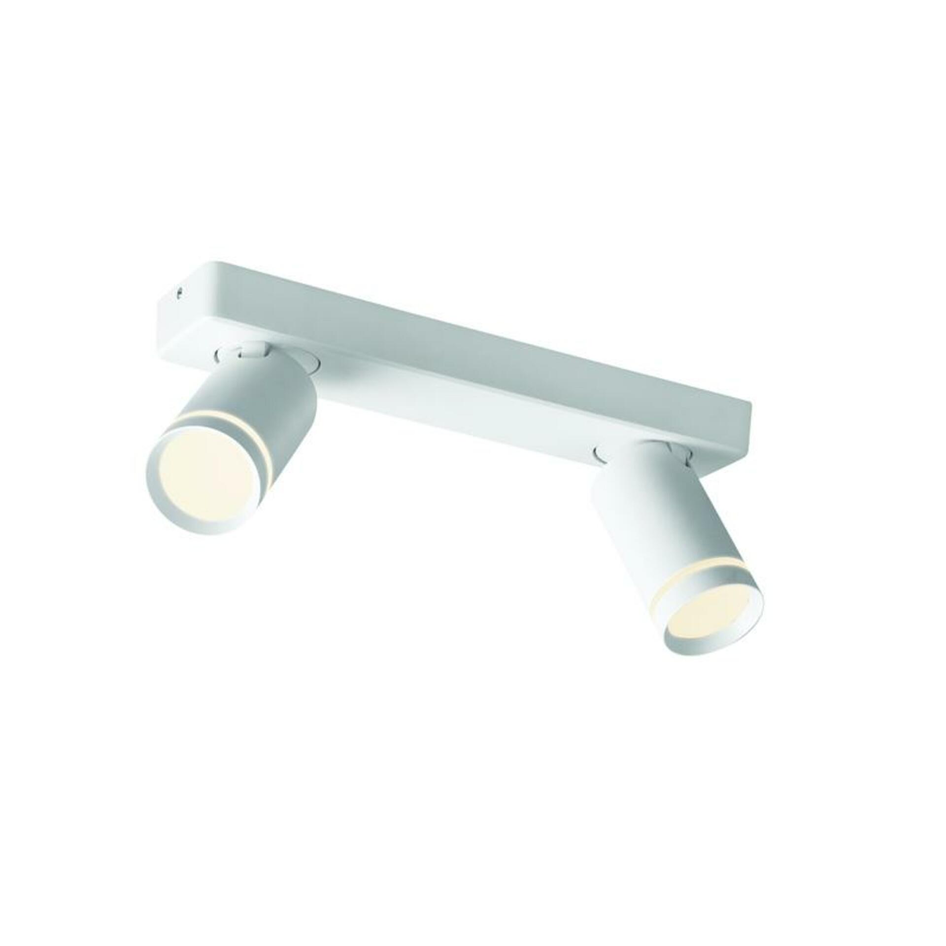 Levně ACA Lighting nástěnné a stropní svítidlo 2XGU10 DIVINO bílá hliník IP20 32X7X13,5CM RA3632SWH