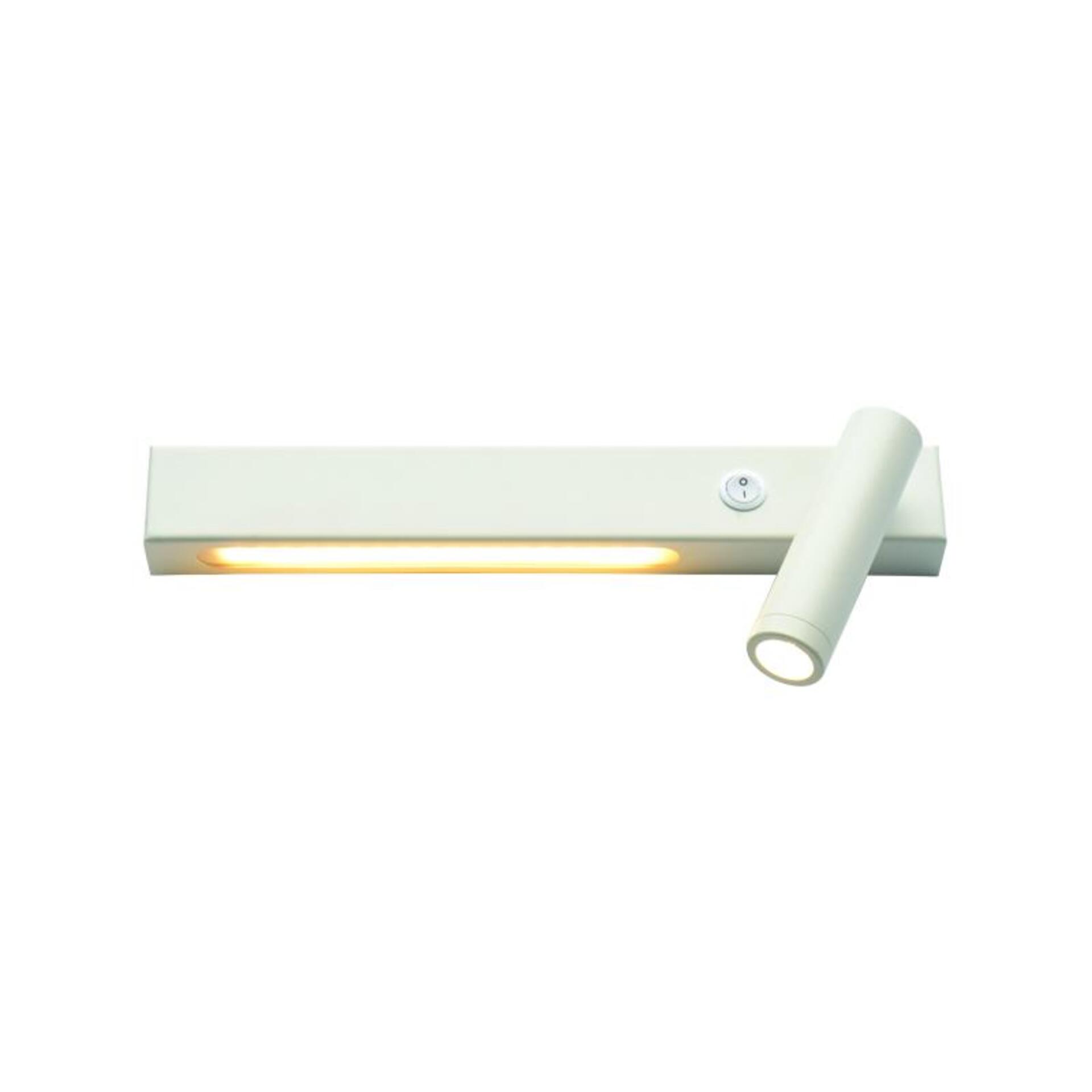 Levně ACA Lighting nástěnné svítidlo LED 13W 3200K 980lm bílé kov 280x40 mm pravé SF2110LEDWHR