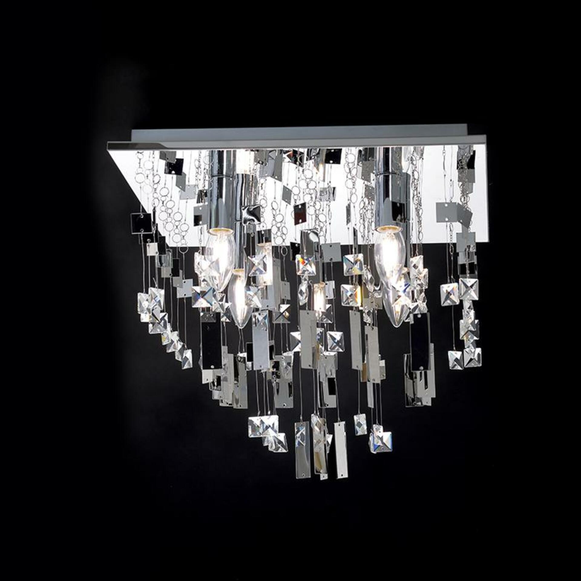 Levně ACA Lighting Crystal stropní svítidlo SOMER404C