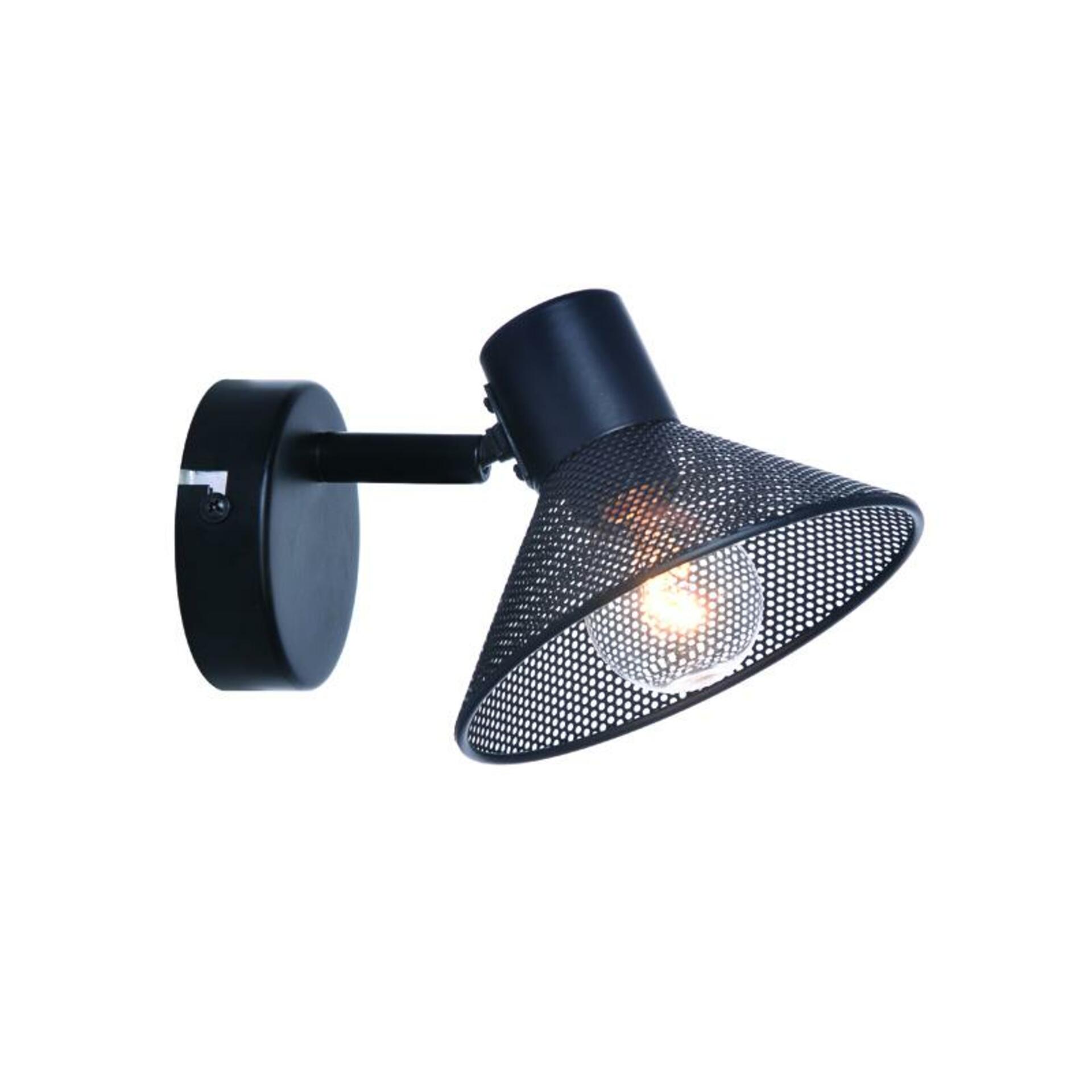 Levně ACA Lighting nástěnné a stropní svítidlo 1XE14 PALOMA černá 16X13X9CM TNK2831SB