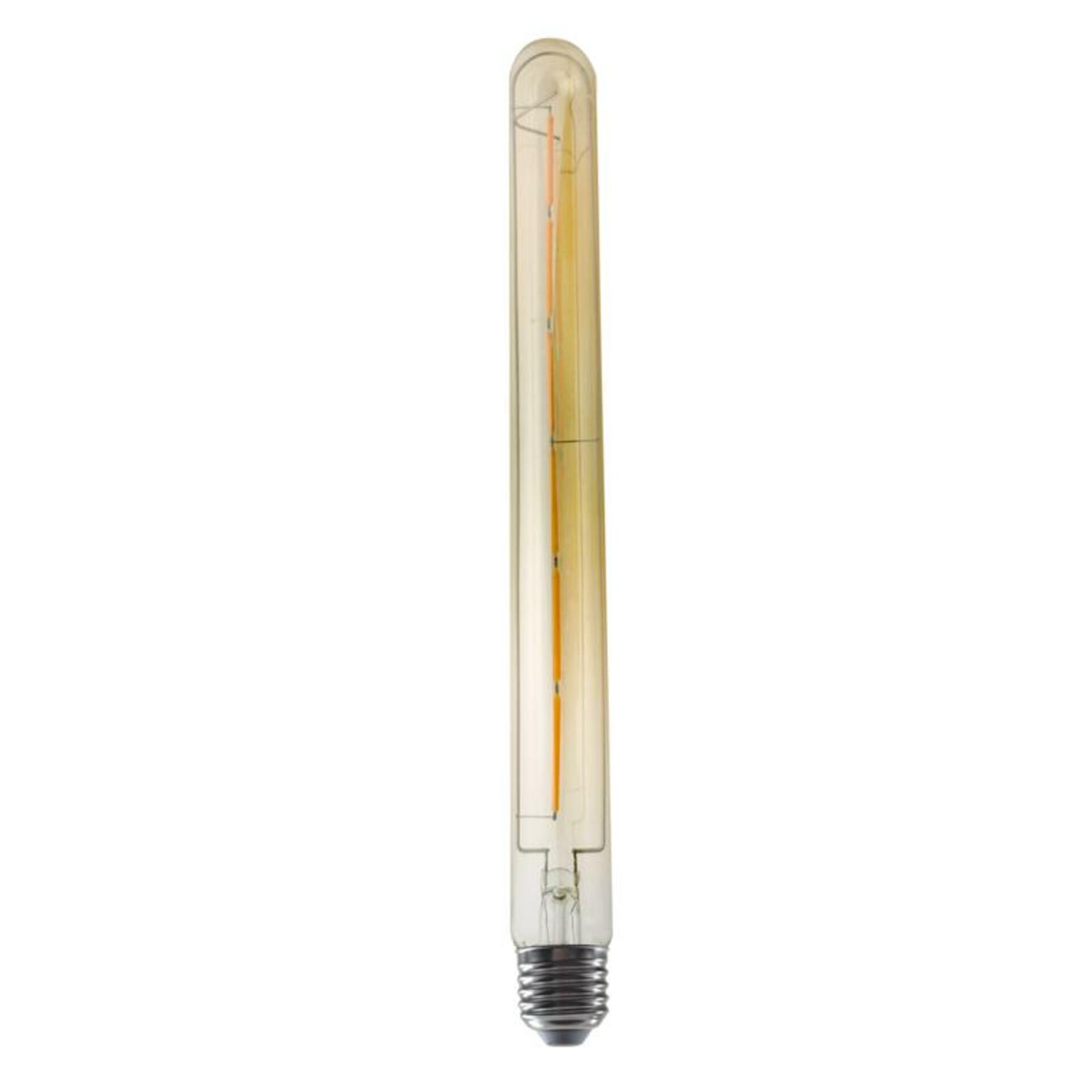 ACA Lighting LED FILAMENT E27 DIM T30 jantar 300mm 6W 2700K 230V 760lm RA80 TORU3006WWDIMAM