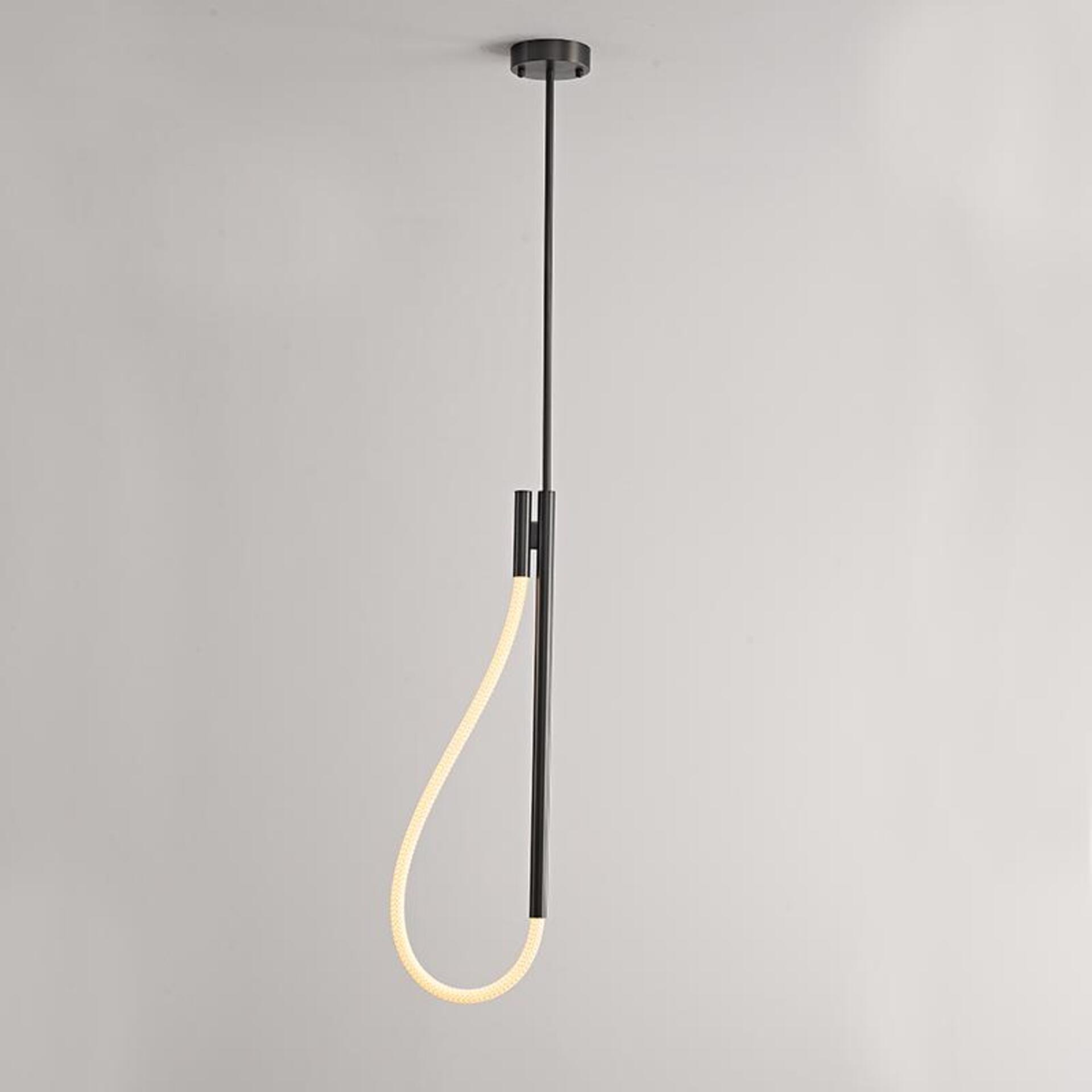 Levně ACA Lighting závěsné svítidlo MALPO LED 12W 3000K 536lm MALPO kov + silikon IP20 V43175PBK700