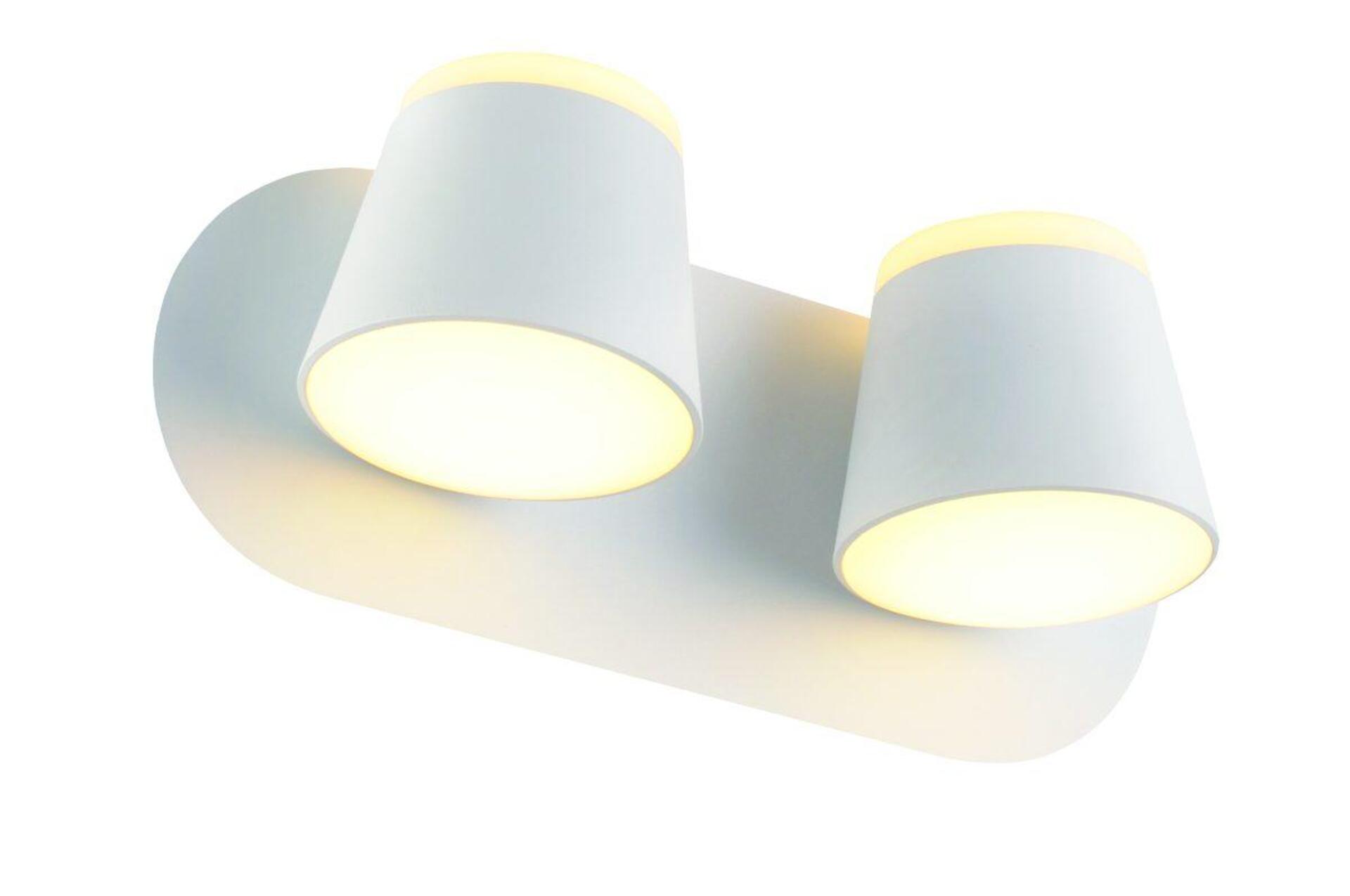 Levně ACA Lighting nástěnné svítidlo LUCIDO LED 16W 3000K 1280lm bílá kov 27x12x11cm V83LEDW27WH