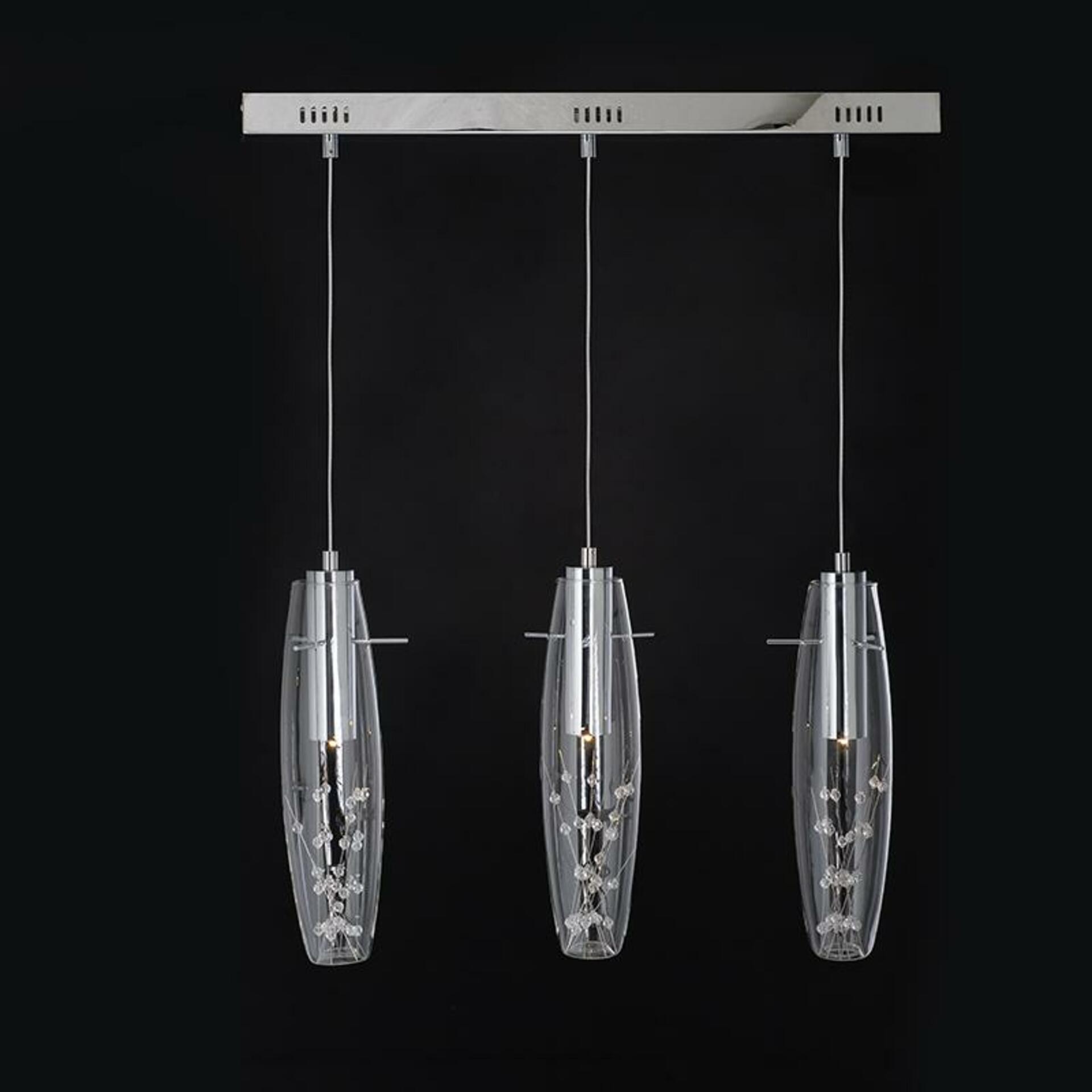 Levně ACA Lighting Crystal LED závěsné svítidlo VANI659LEDP