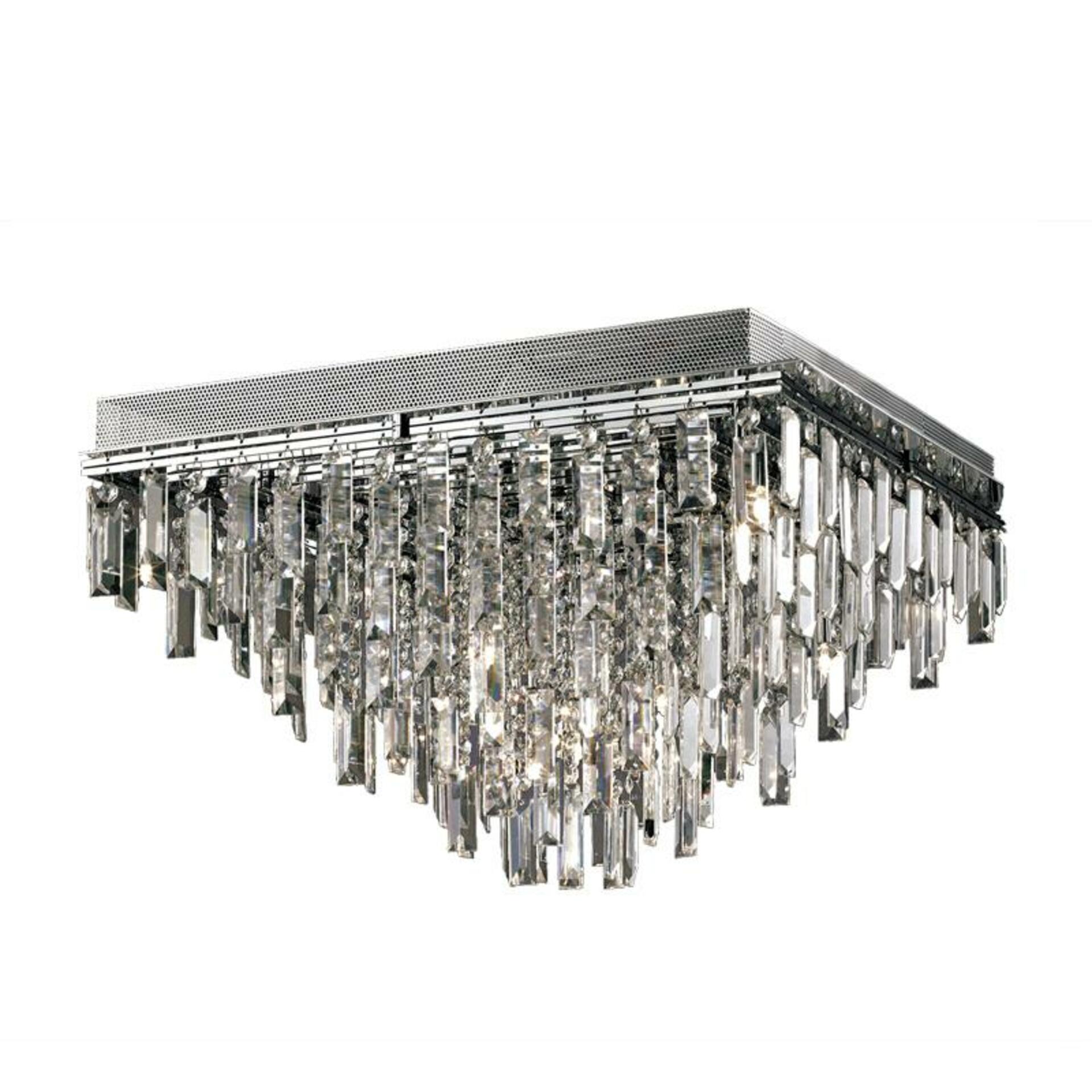 ACA Lighting stropní svítidlo 13XG9 křišťál 60X60 WB00513L