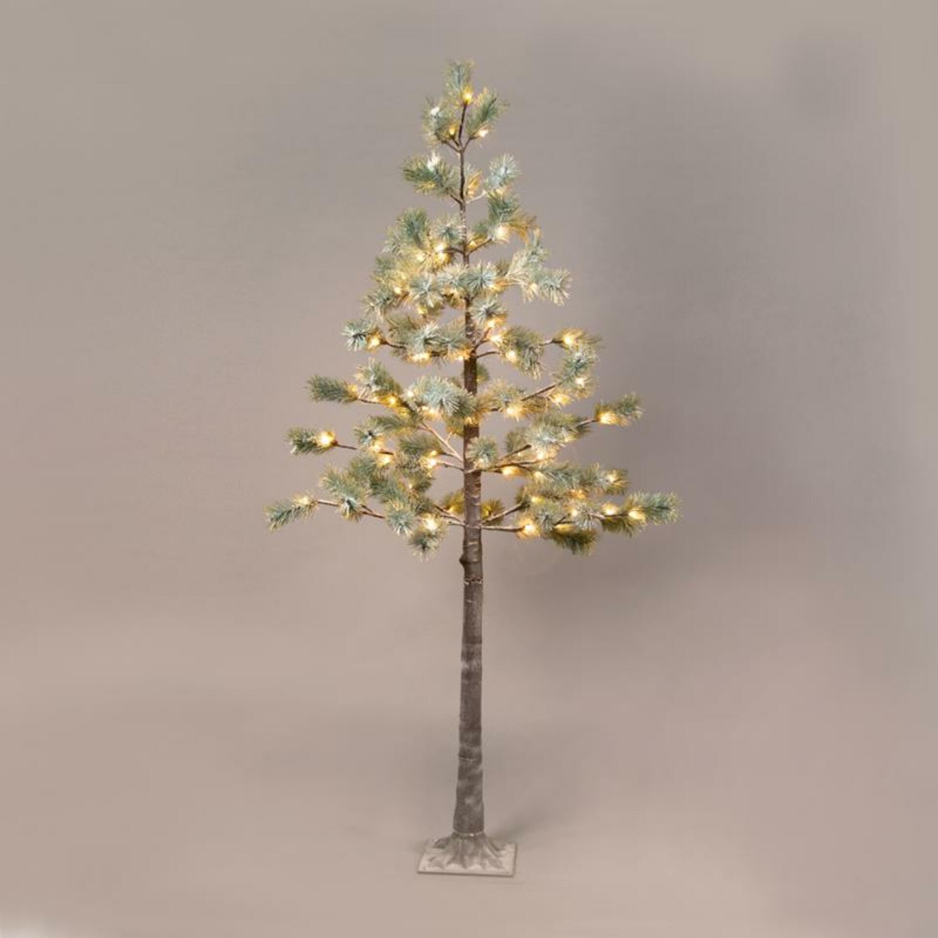 ACA Lighting Vánoční LED venkovní velká zasněžená jedle 1.8m teplá bílá X1096144