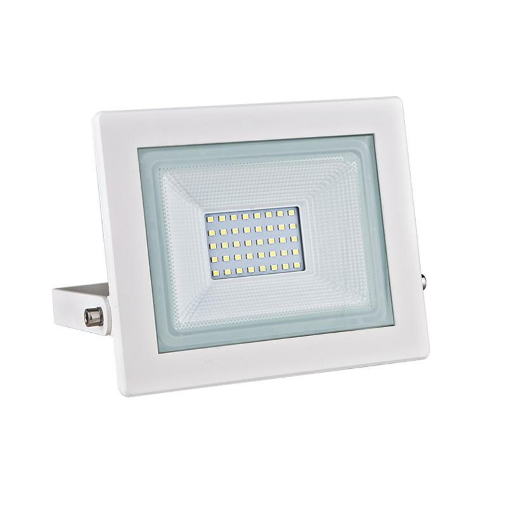 Levně ACA Lighting LED reflektor IP66 bílá 30W 3.000K 230V 2500Lm X3030W