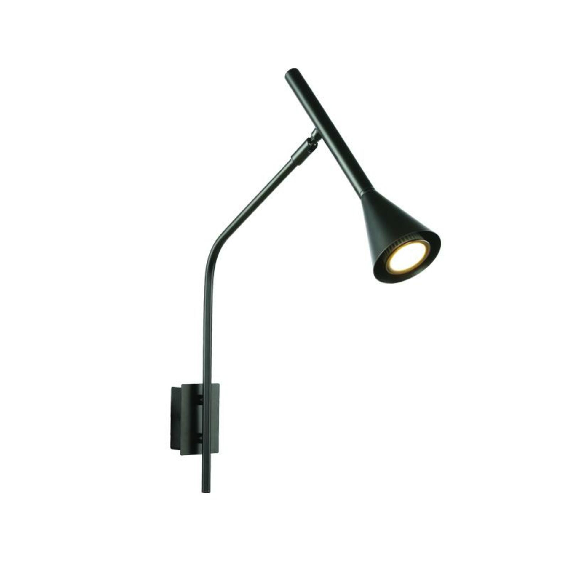 ACA Lighting nástěnné svítidlo 1XGU10 CLOUZOT černá kov IP20 40X52X8CM YL22801WBK