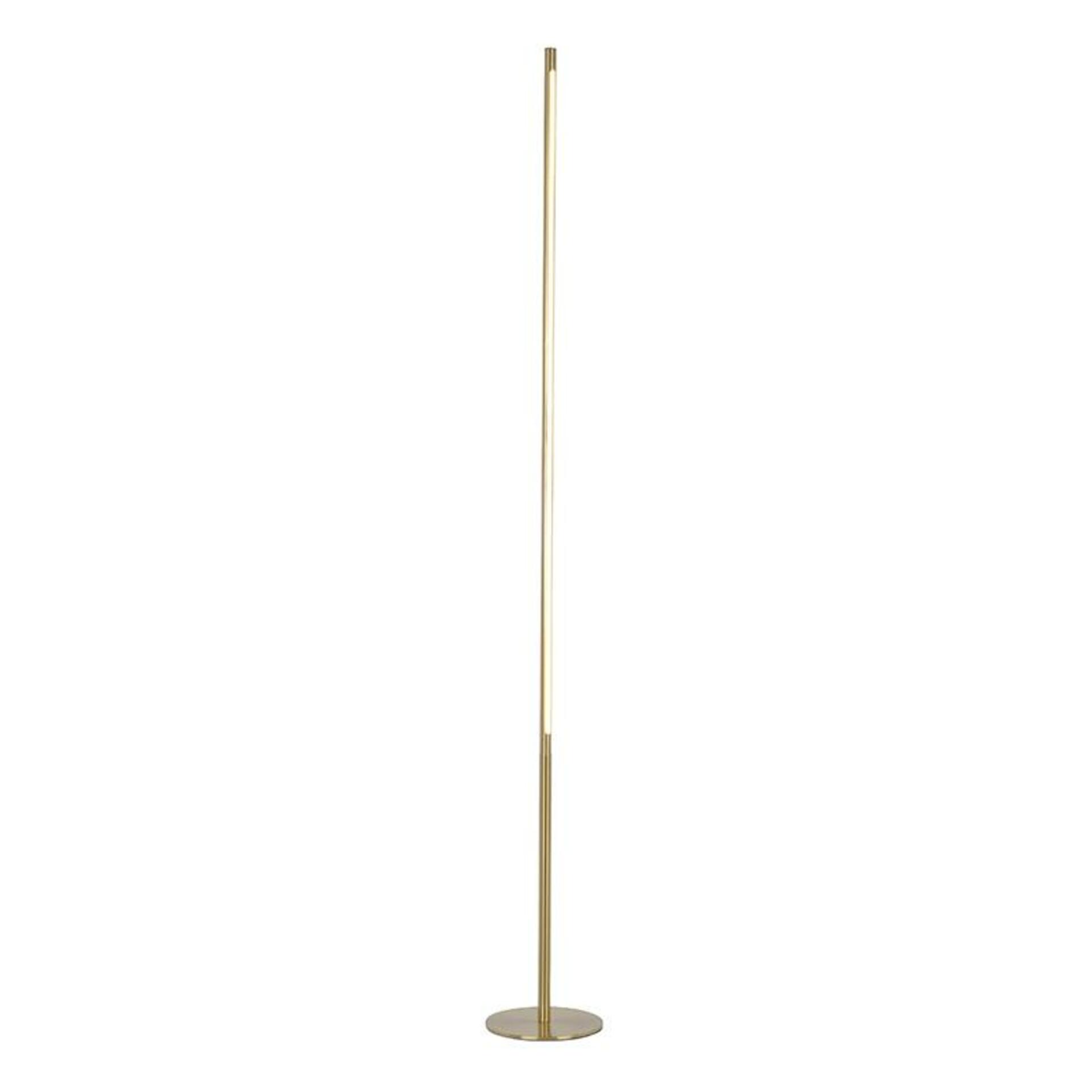 ACA Lighting stojací lampa LIGHTING LED 18W 3000K 1440LM mosaz hliník dotykový stmívač D18XD1,8XH146CM AVENUE ZM16LEDF148AB
