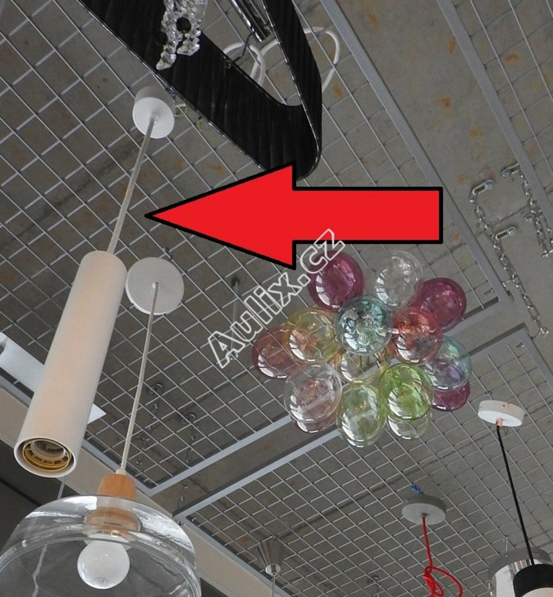 Výprodej vzorkuZávěs 1xE27 válec 30cm + textilní kabel - výběr barev - AULIX