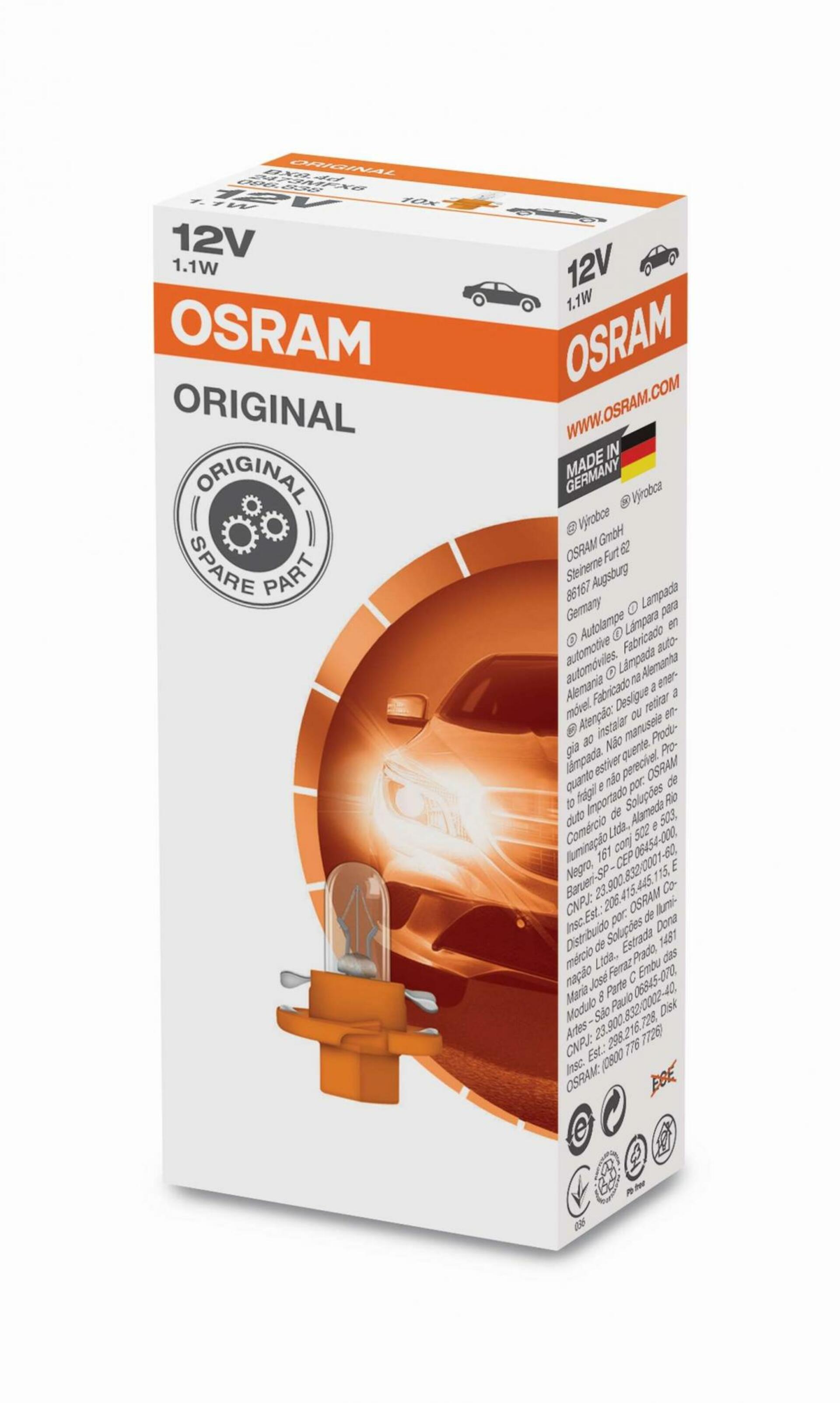 OSRAM 2473MFX6 1,1W 12V