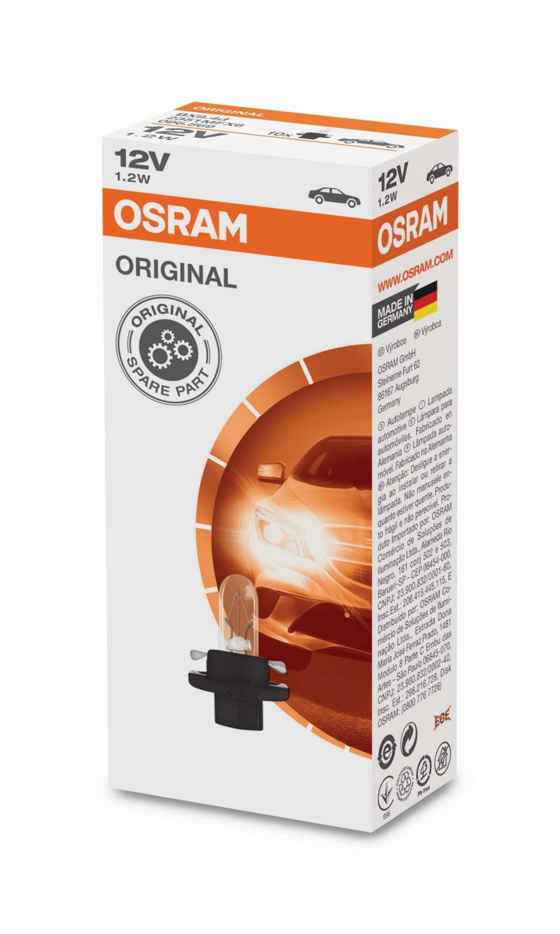 Levně OSRAM 2351MFX6 1,2W 12V