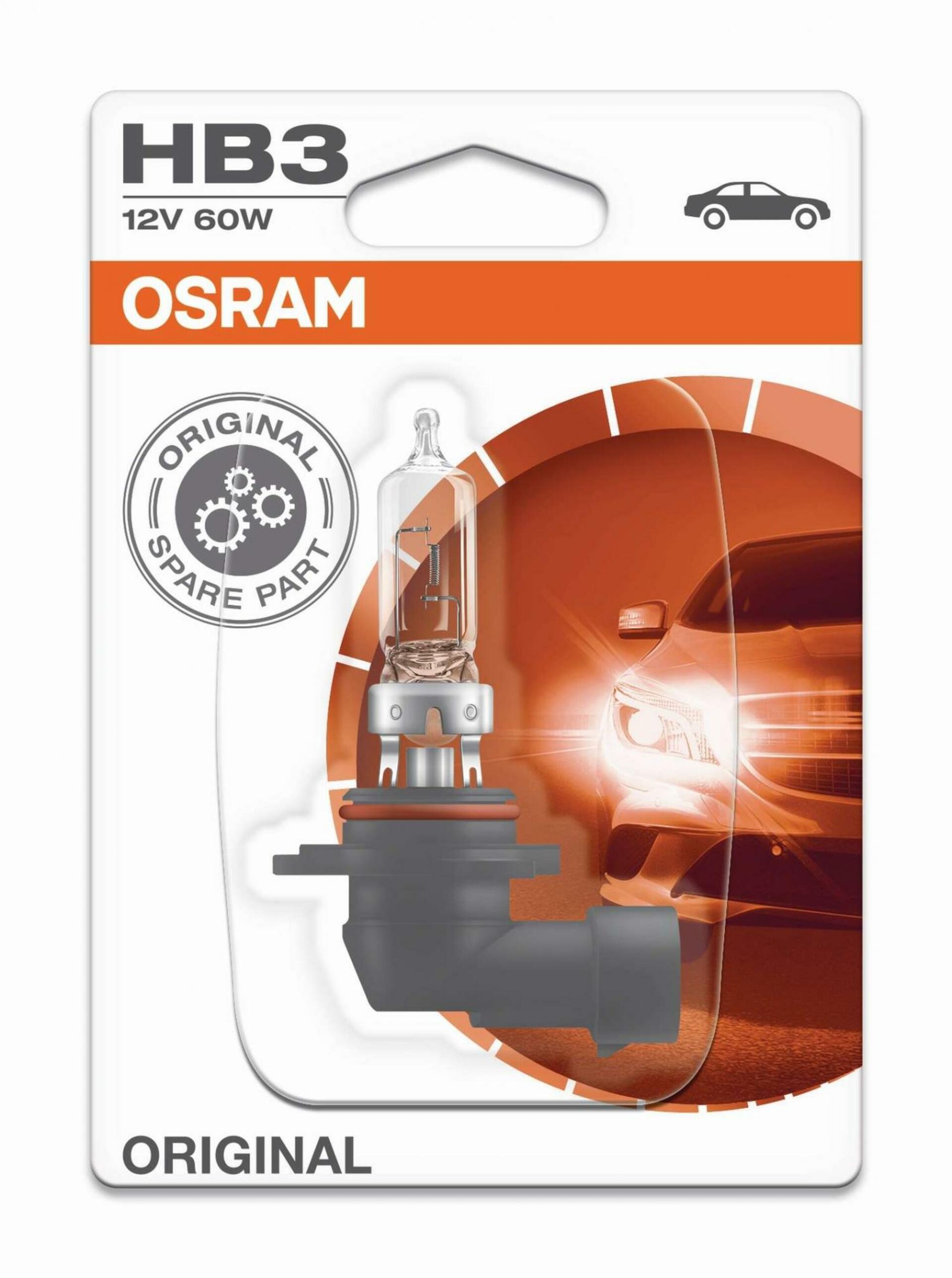 Levně OSRAM HB3 12V 60W P20d 1ks blistr OSRAM Original 9005-01B 9005-01B