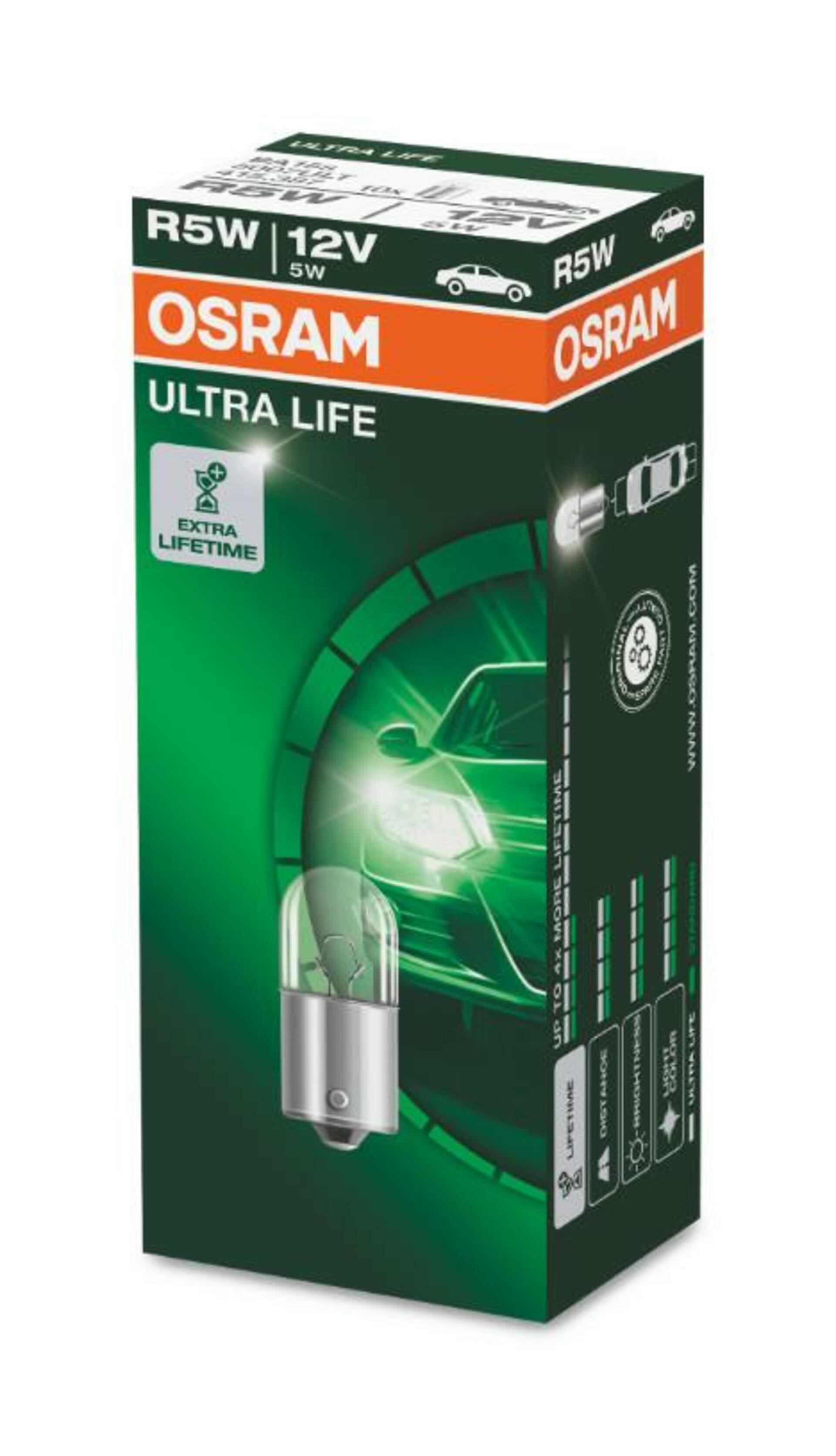 OSRAM R5W ULTRA LIFE 5007ULT 12V