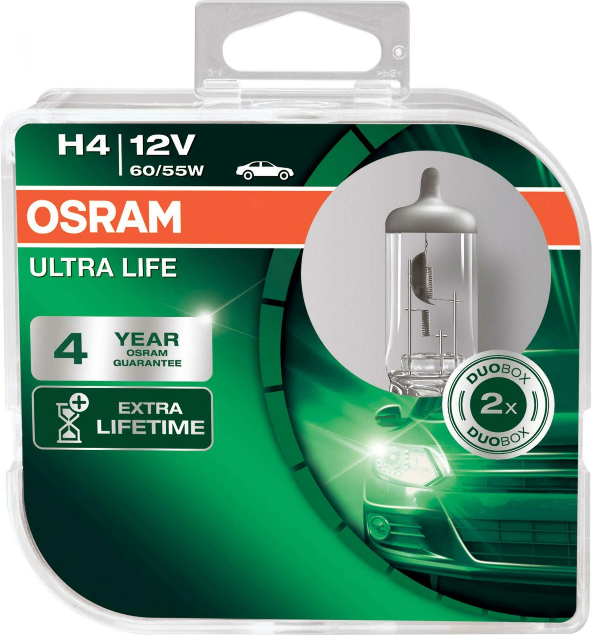 OSRAM H4 ultra life 64193ULT-HCB 60/55W 12V duobox