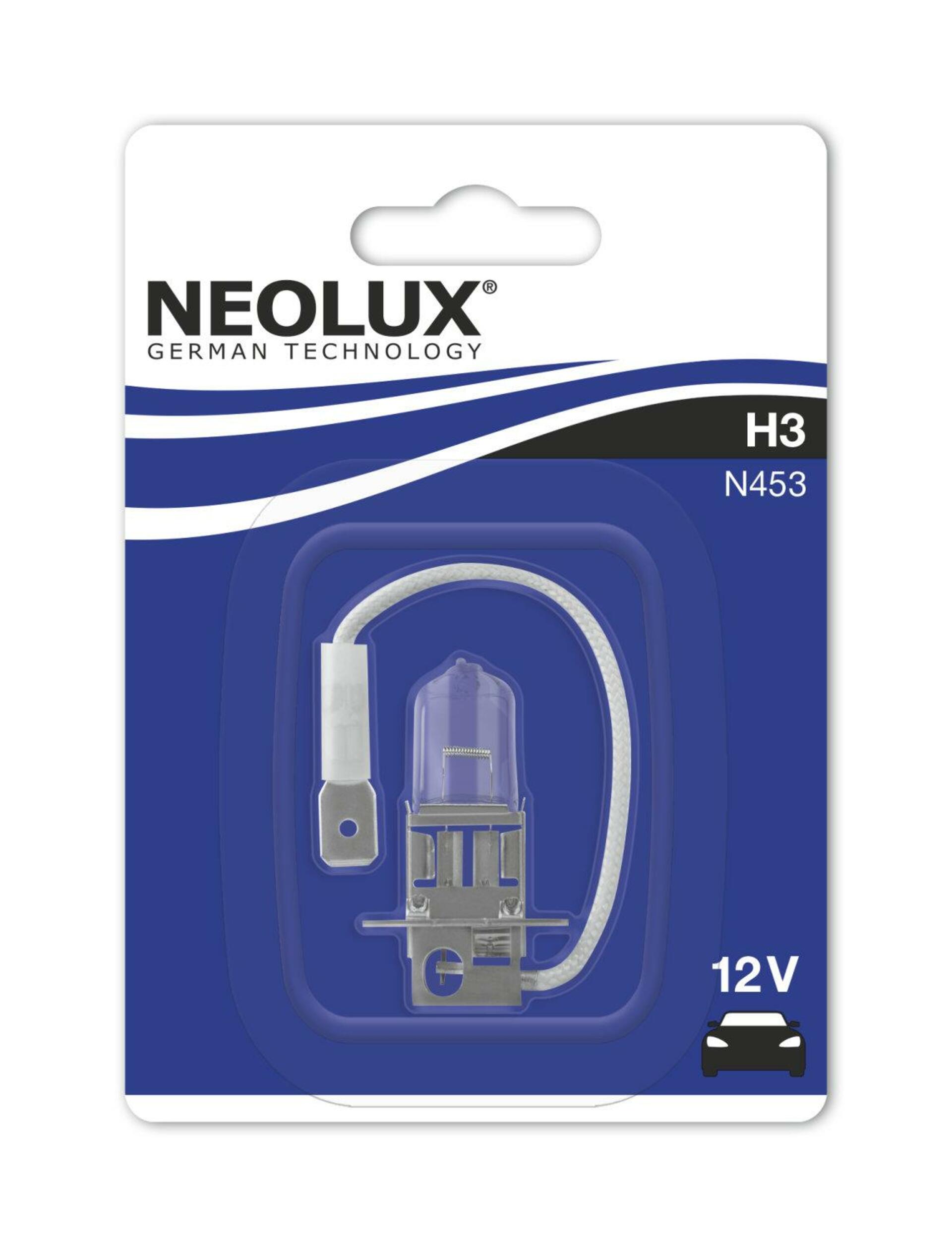 Levně NEOLUX H3 12V 55W PK22s 1ks blistr N453-01B