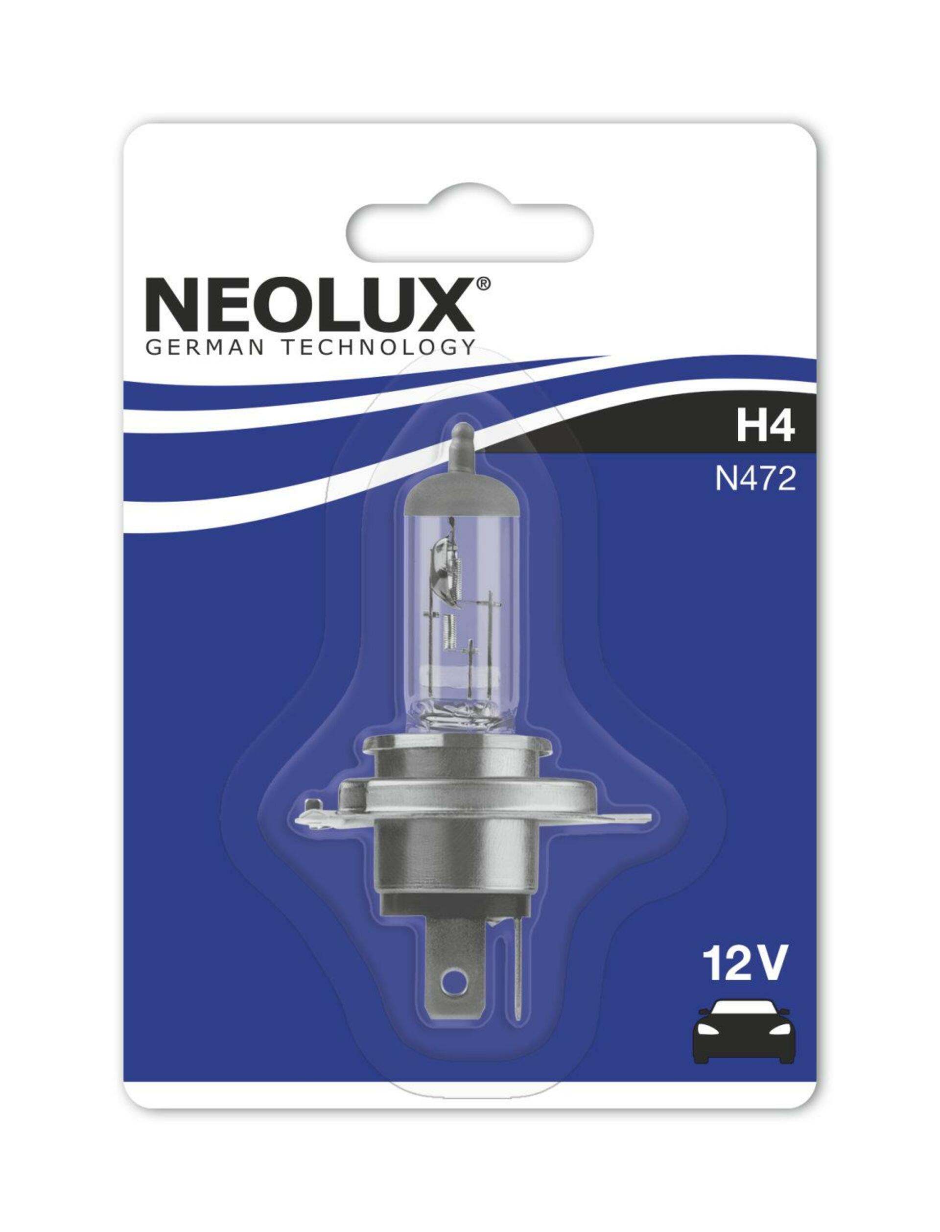 Levně NEOLUX H4 12V 60/55W P43t 1ks blistr N472-01B