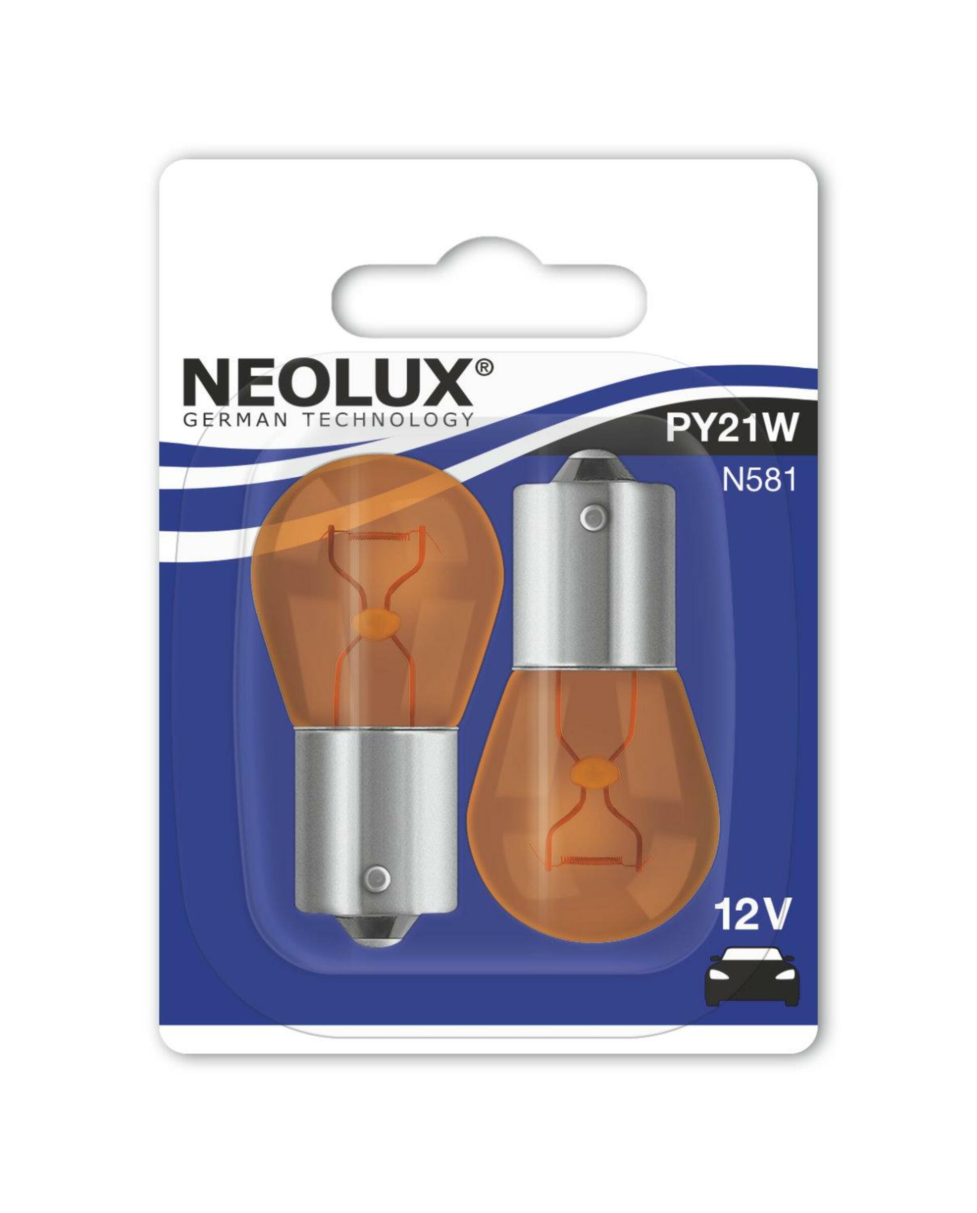 NEOLUX PY21W 12V 21W BAU15s blistr 2ks N581-02B