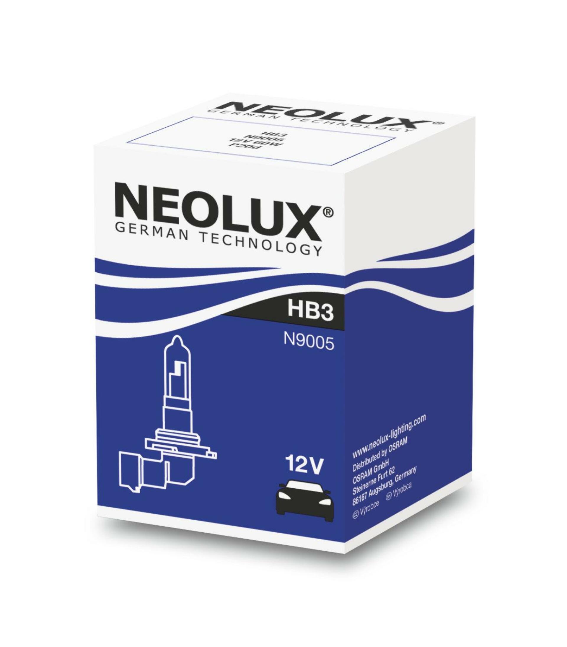 Žiarovka Neolux HB3 12V 60W P20d 1ks