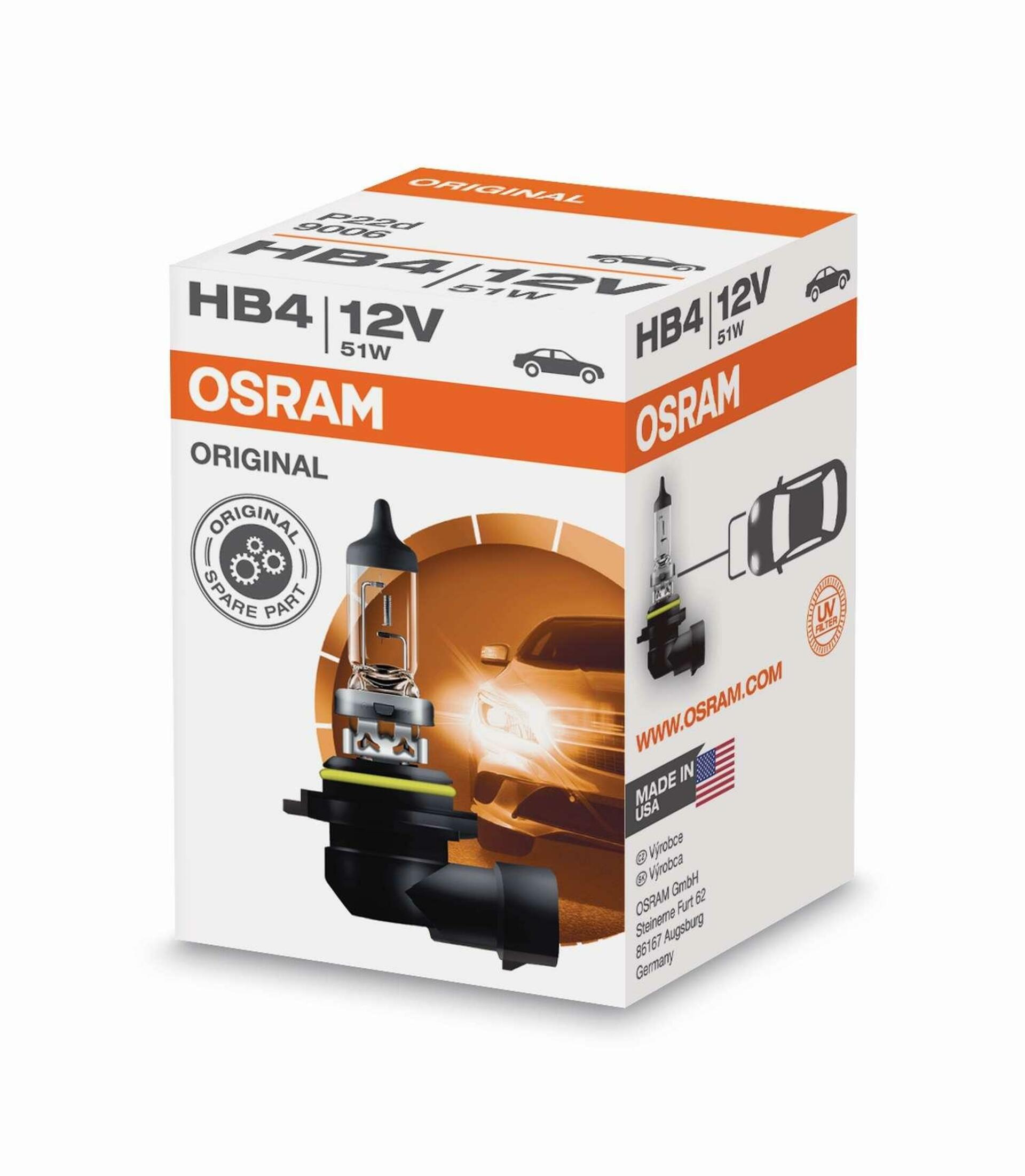 OSRAM HB4 9006 51W 12V P22d