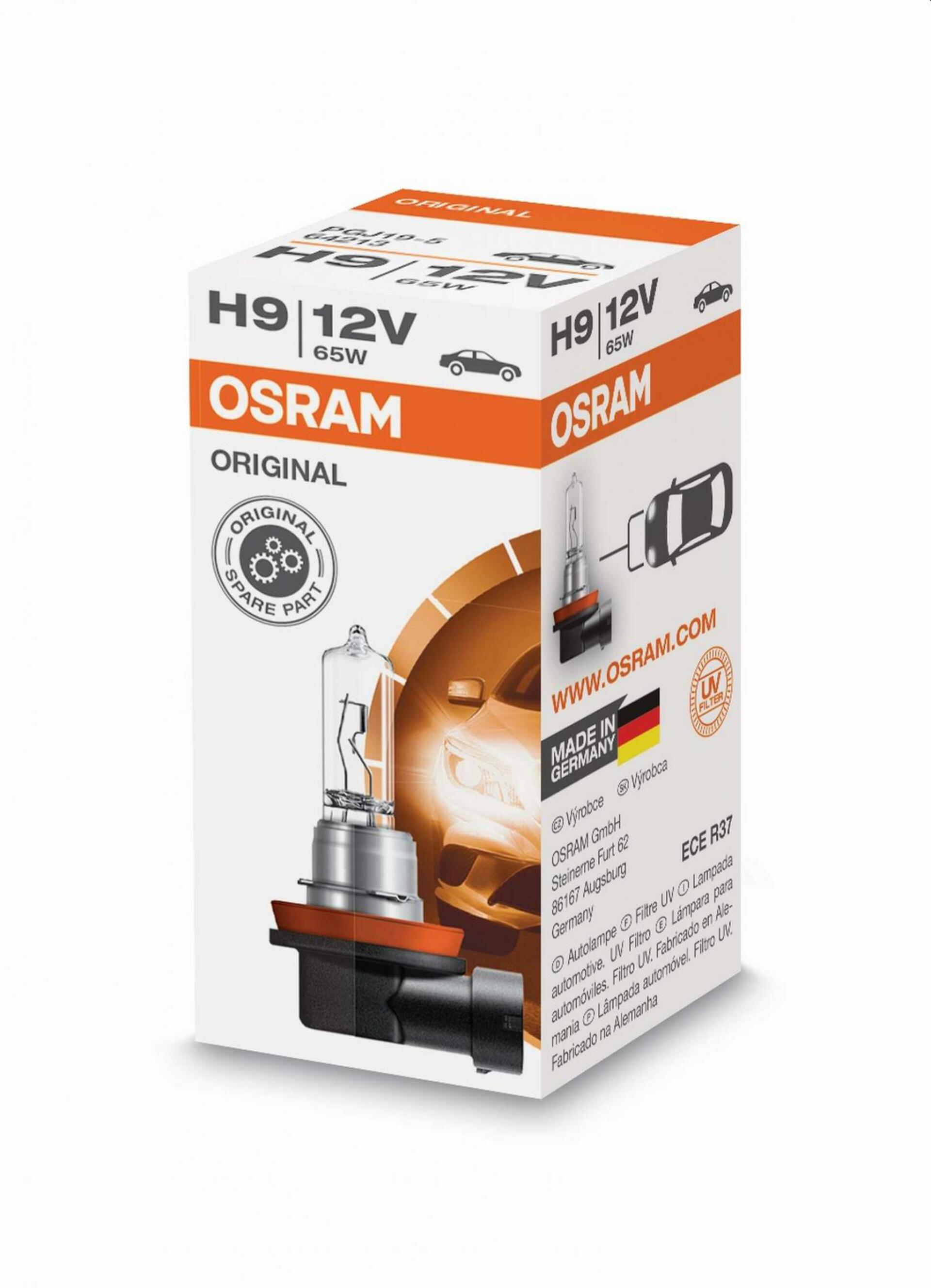 OSRAM H9 64213 12V 65W PGJ19-5