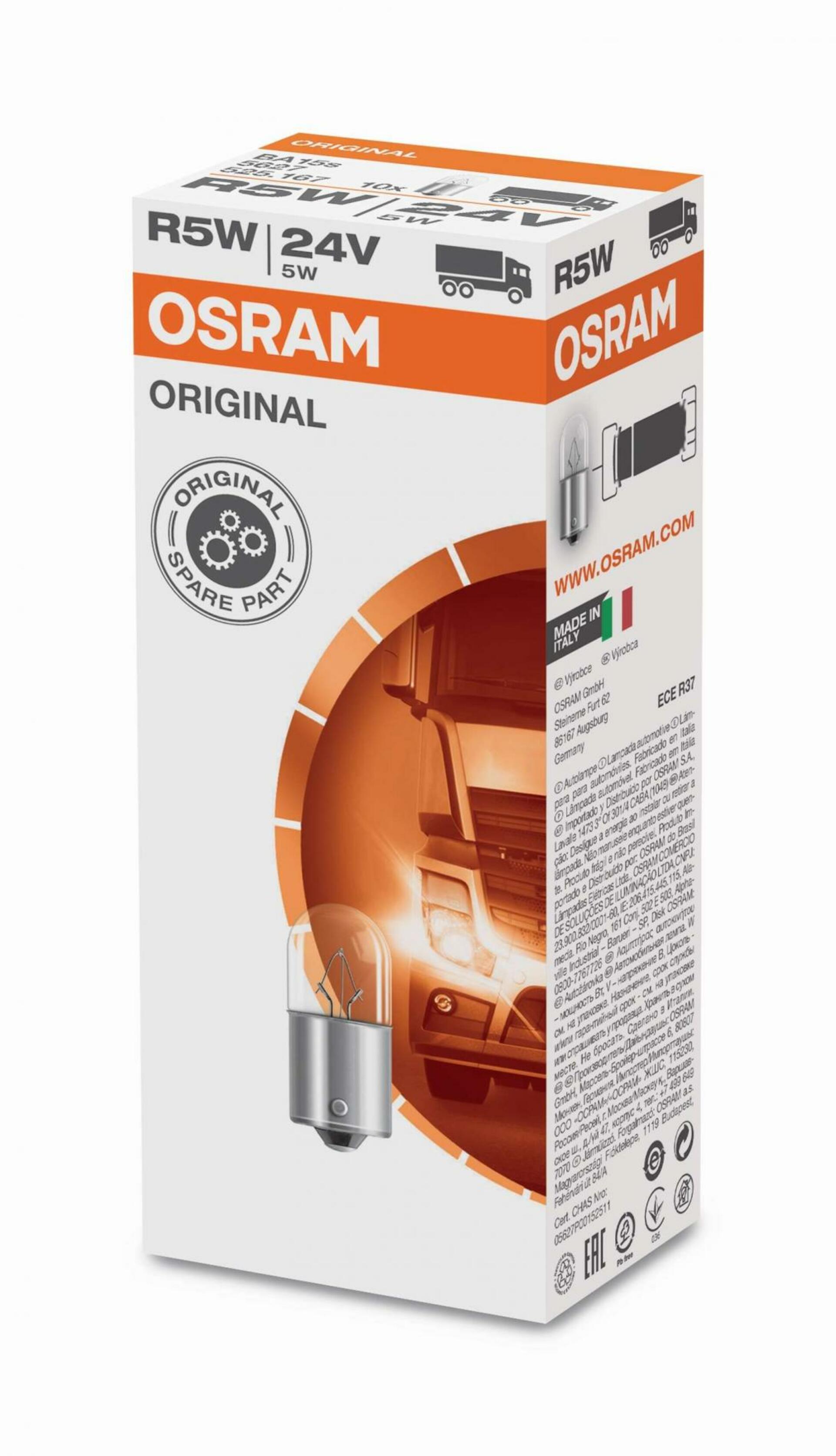 OSRAM R5W 5627 24V 5W