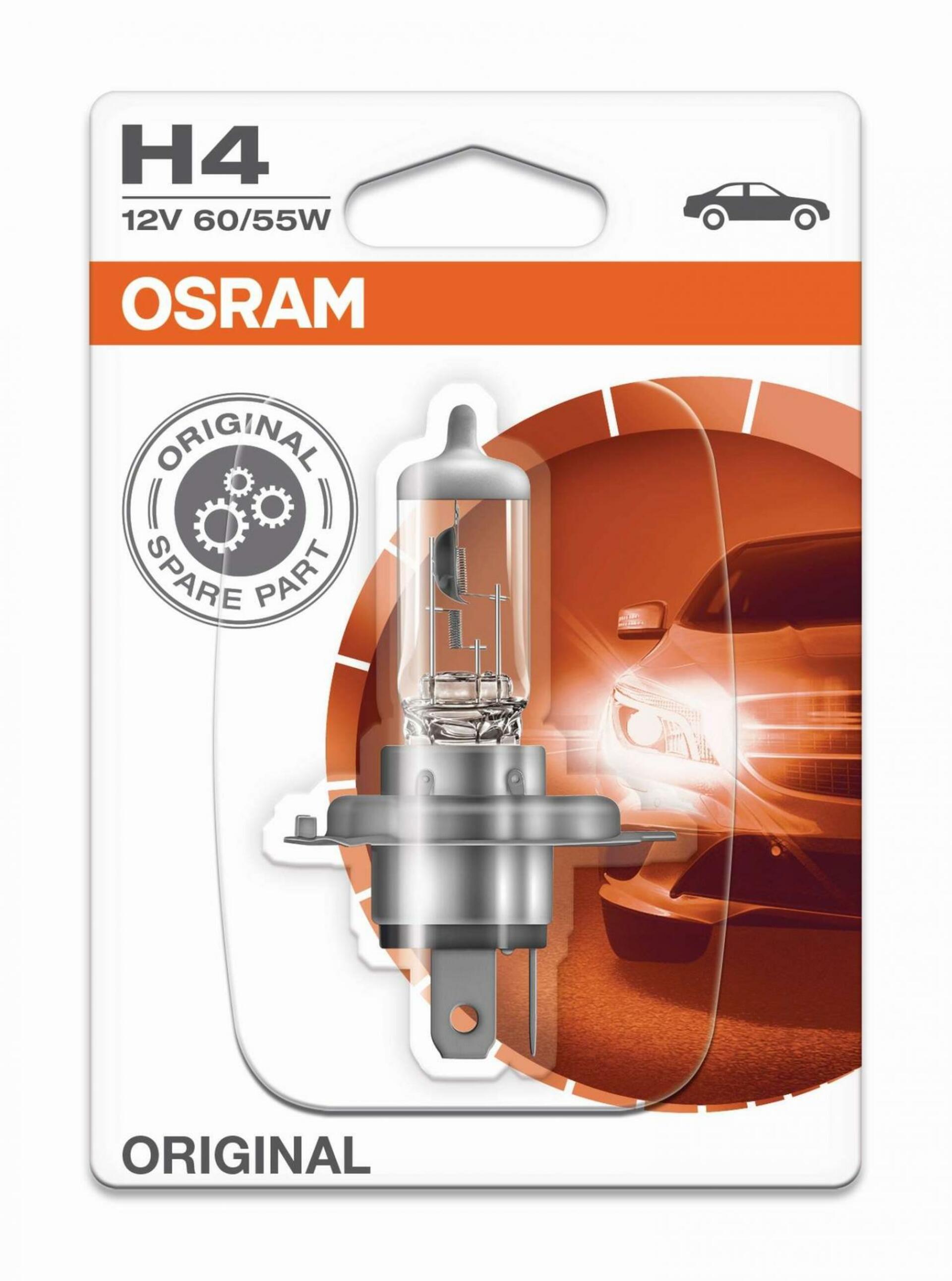 OSRAM H4 64193-01B, 60/55W, 12V, P43t blistr