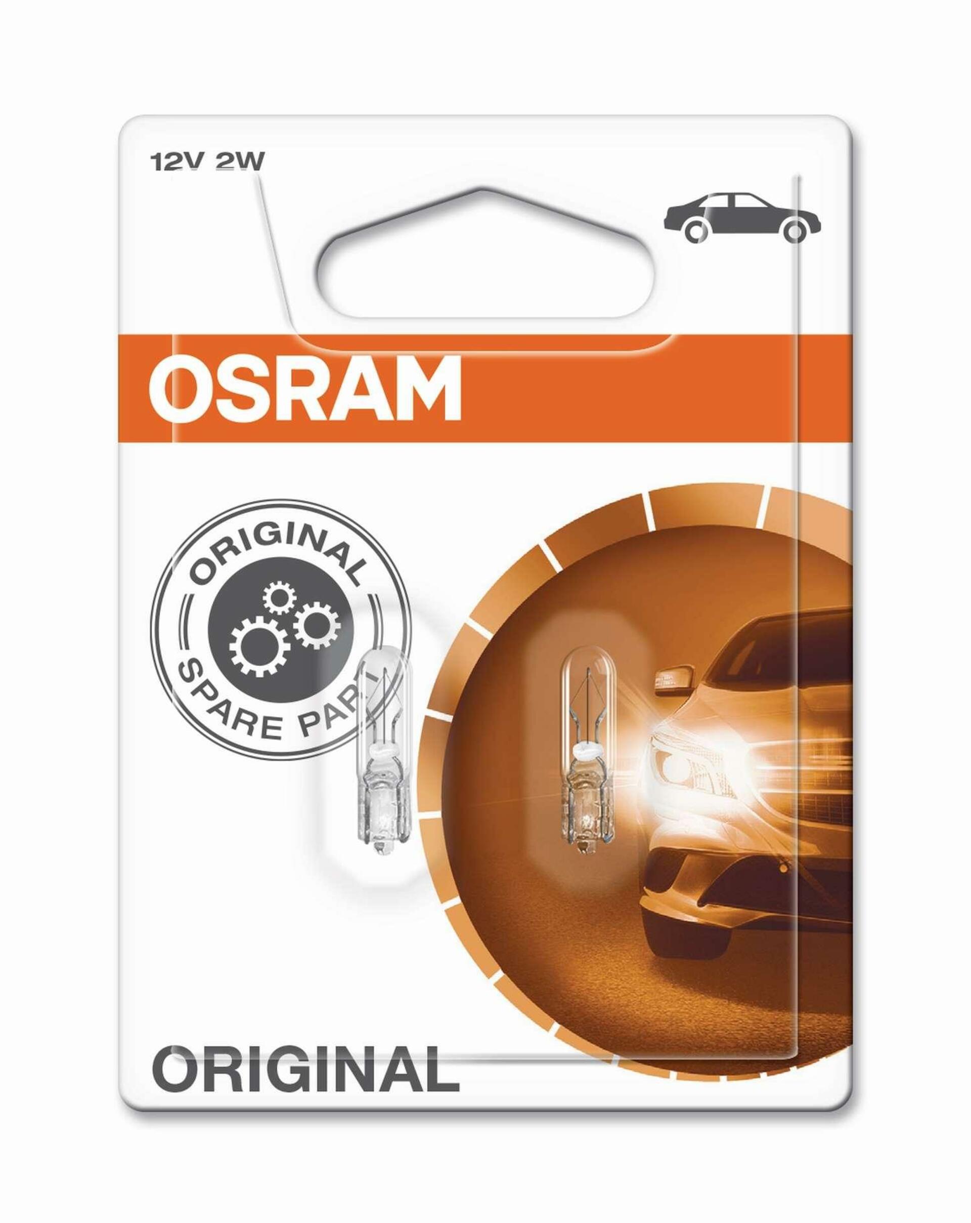 Levně OSRAM 2W blistr 2ks 12V Original 2722-02B