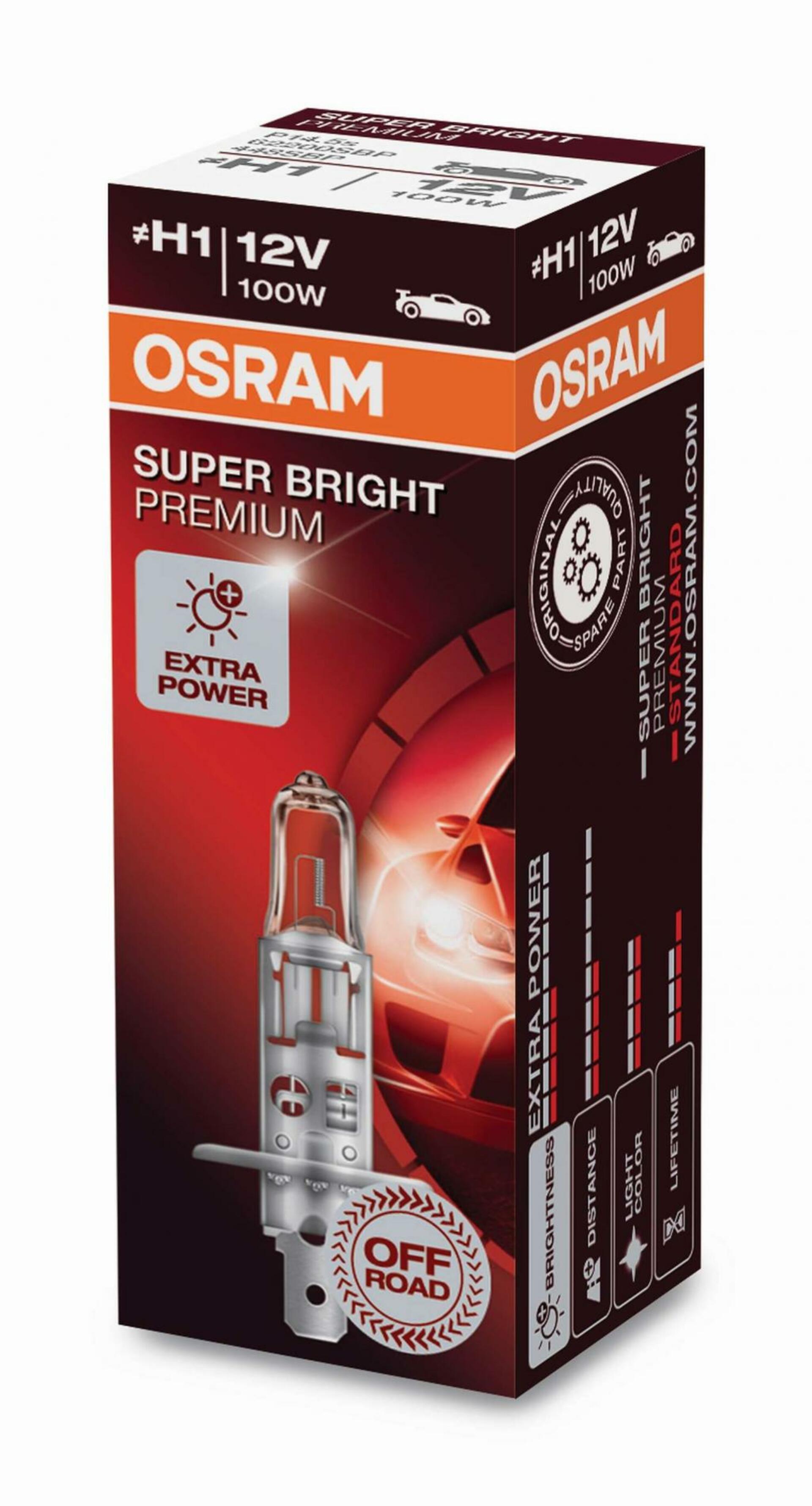 OSRAM H1 62200SBP 12V 100W Off Road