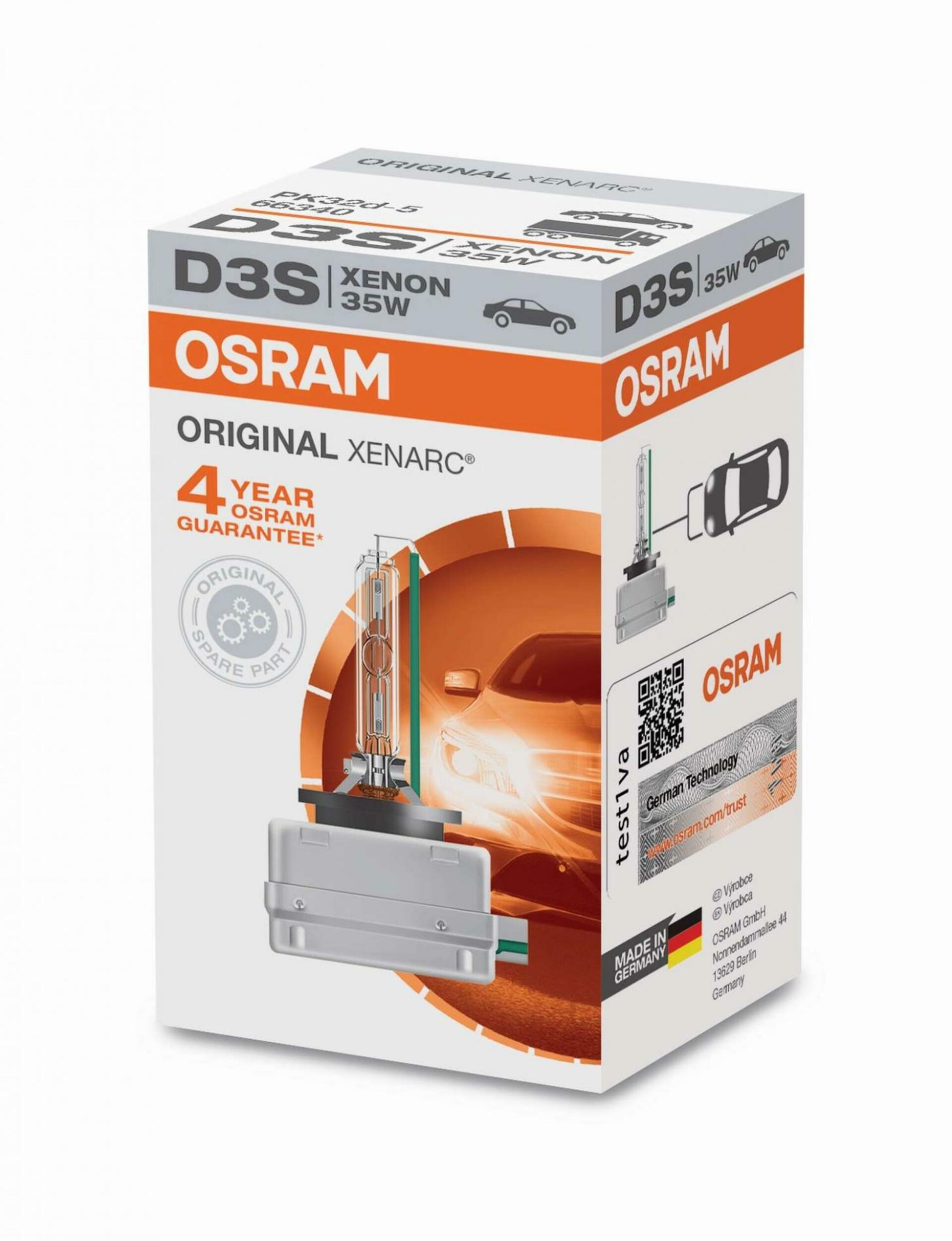 OSRAM XENARC D3S 66340 35W PK32d-5