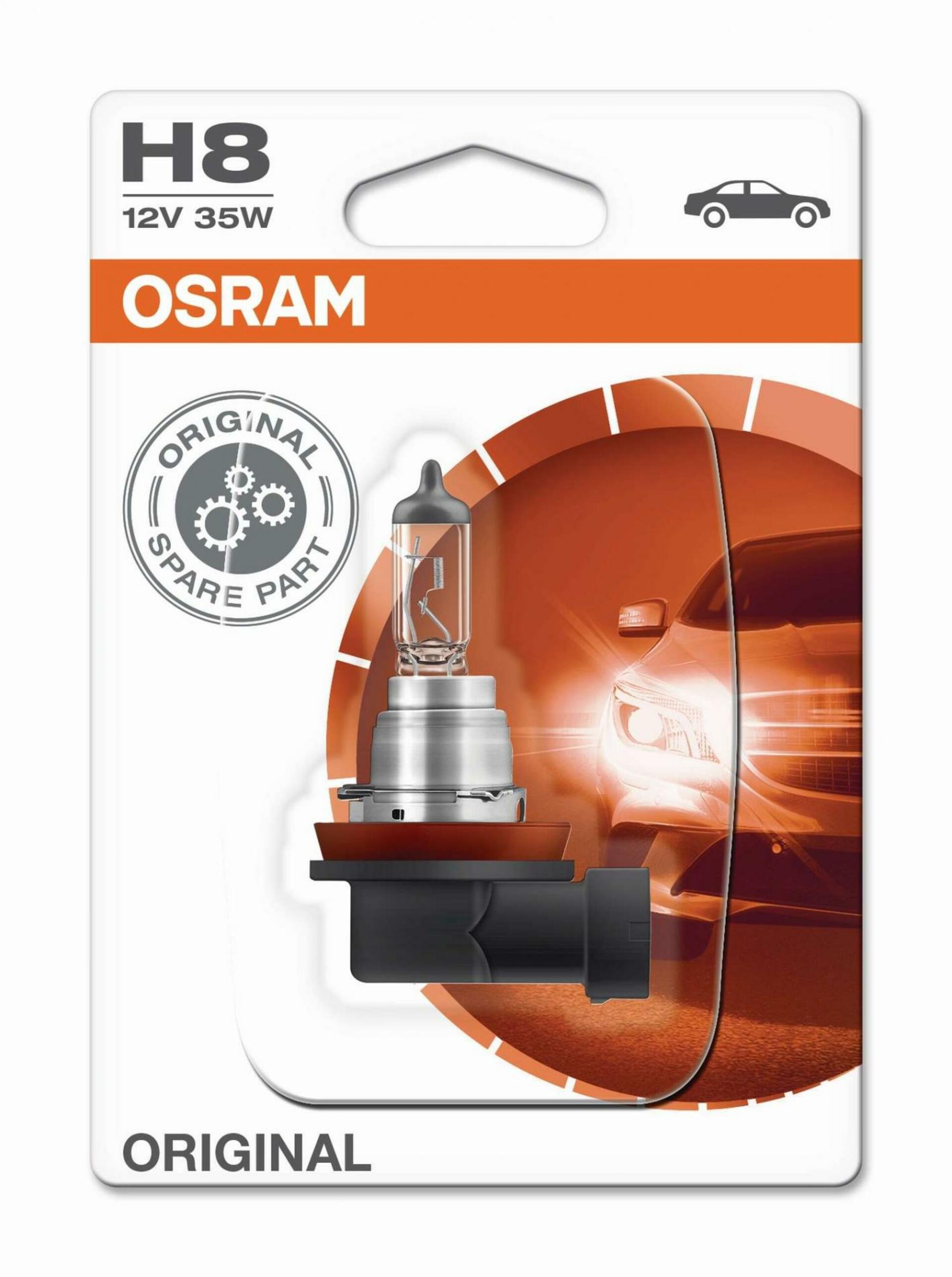 OSRAM H8 12V 35W PGJ19-1 1ks blistr 64212-01B